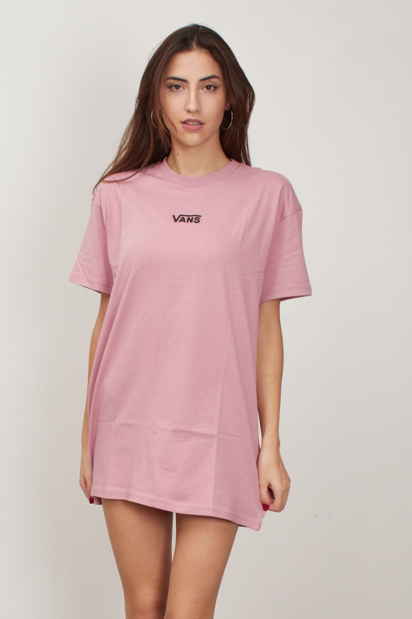 VANS CENTER VEE TEE en color ROSA (1)