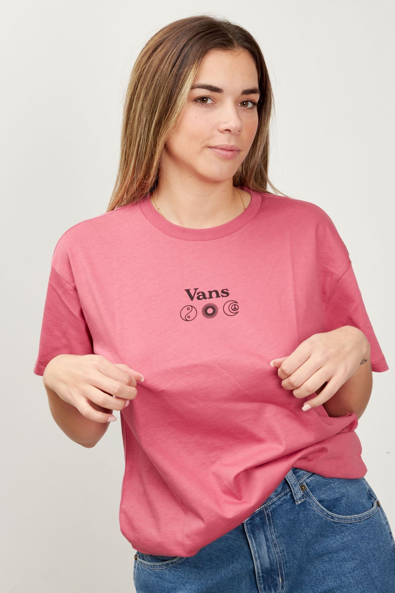 VANS NATURE & SOUL C OS SS en color ROSA (4)