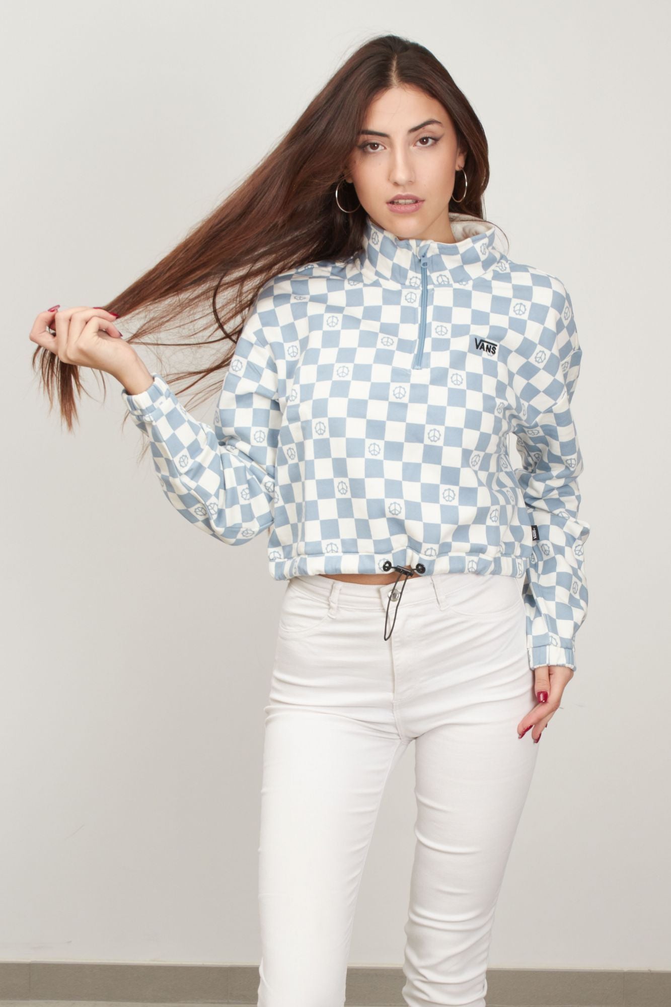 VANS LEFT CHEST PRINT HALF en color AZUL (1)