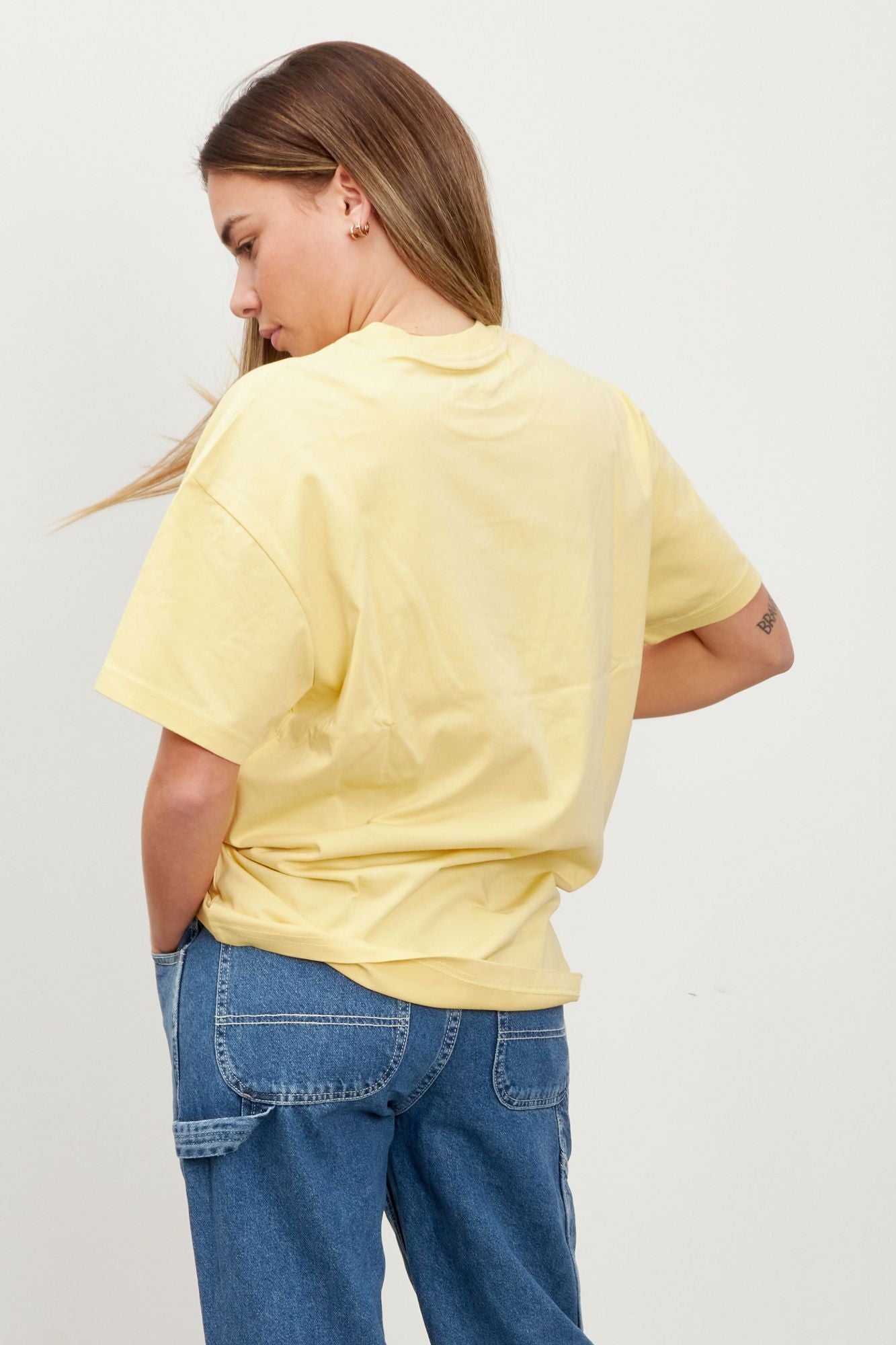 VANS FLYING V OVERSIZED en color AMARILLO (4)