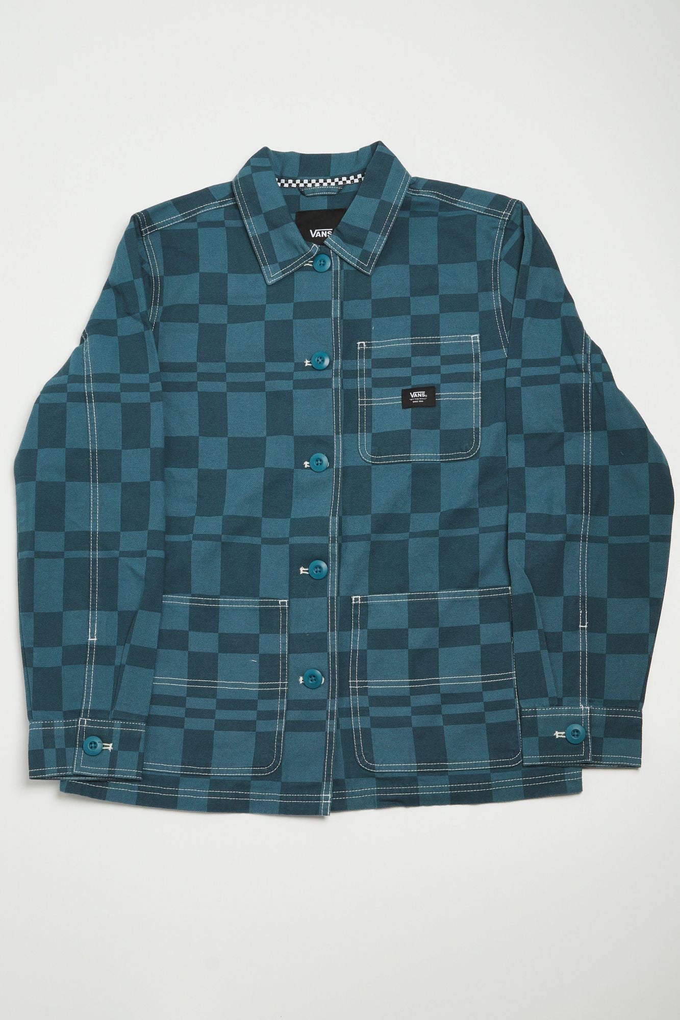 VANS DRILL II CHORE PRINT JACKET en color AZUL (2)