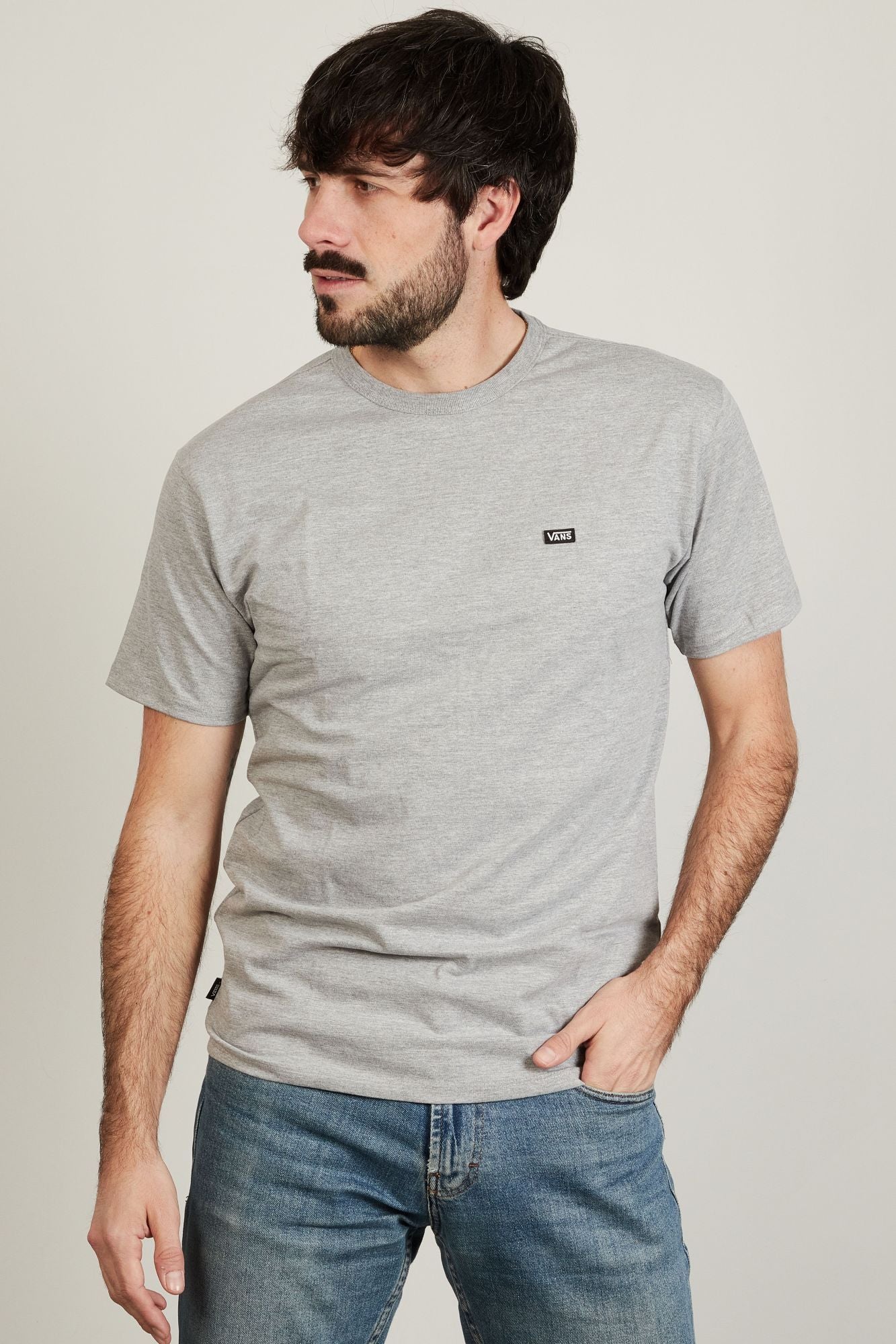 VANS OFF THE WALL CLASSIC TEE en color GRIS (2)