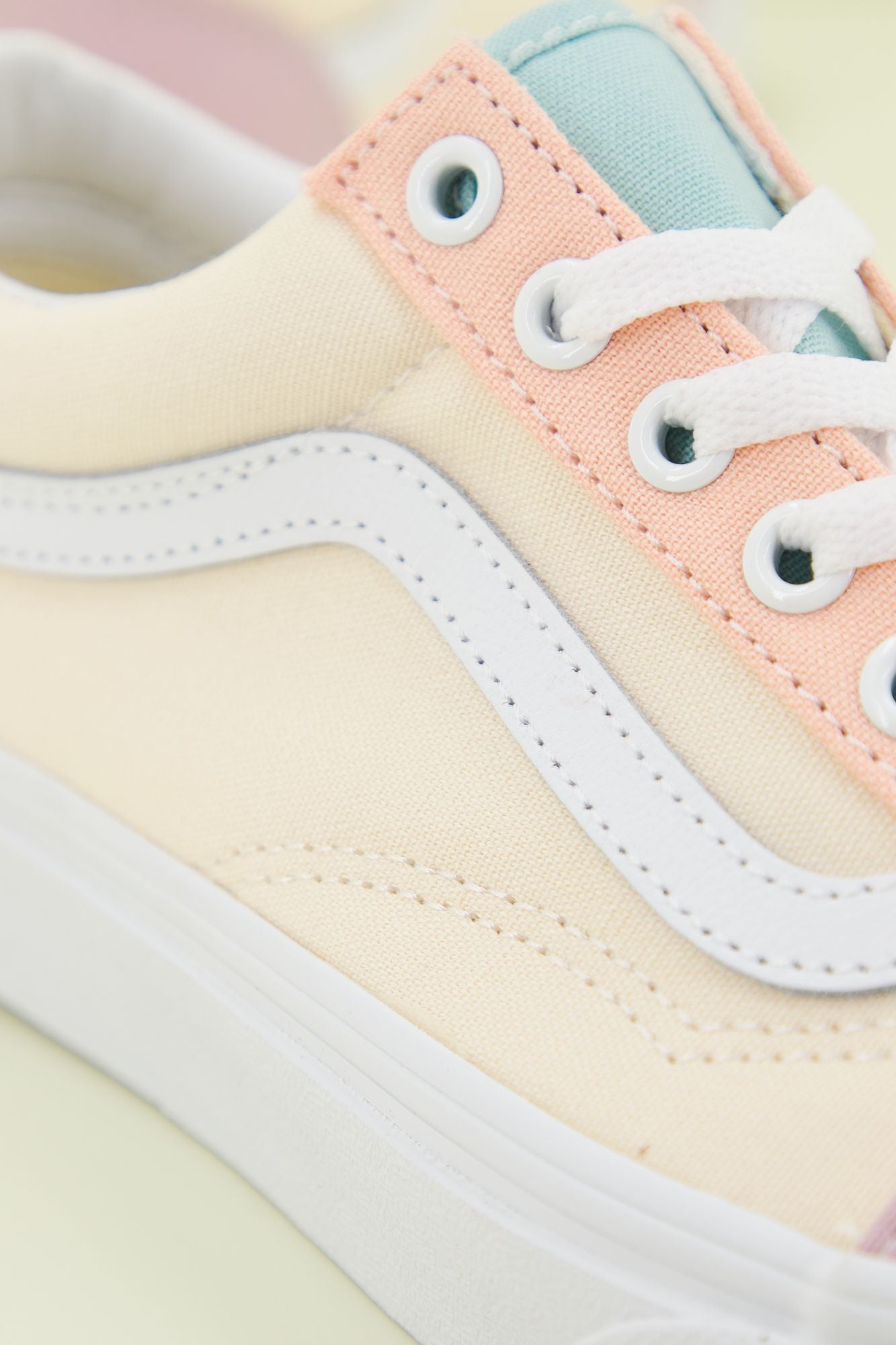 VANS OLD SKOOL PASTEL BLOCK en color AMARILLO (4)