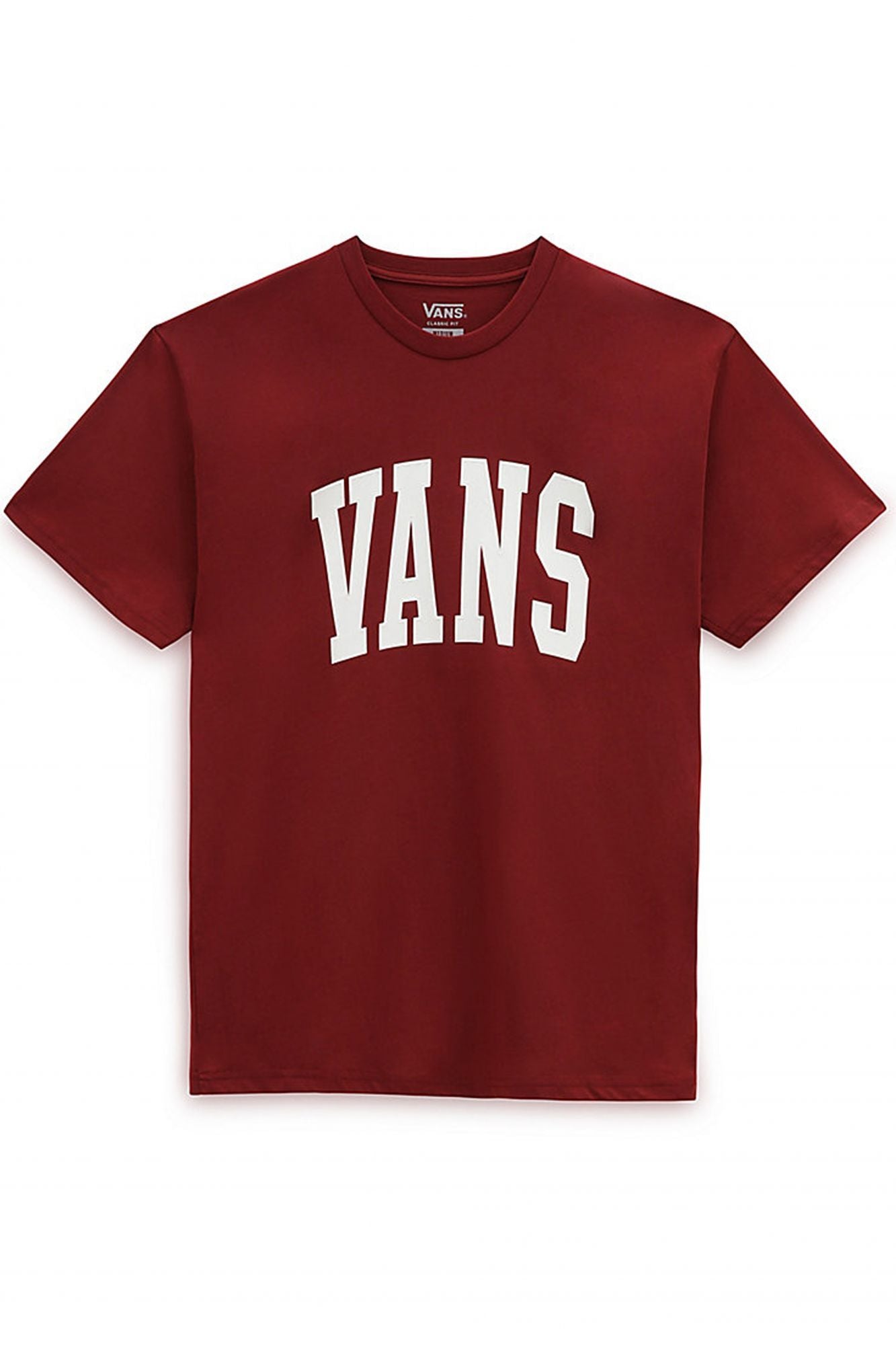 VANS VARSITY TYPE SS TEE en color BURDEOS (2)