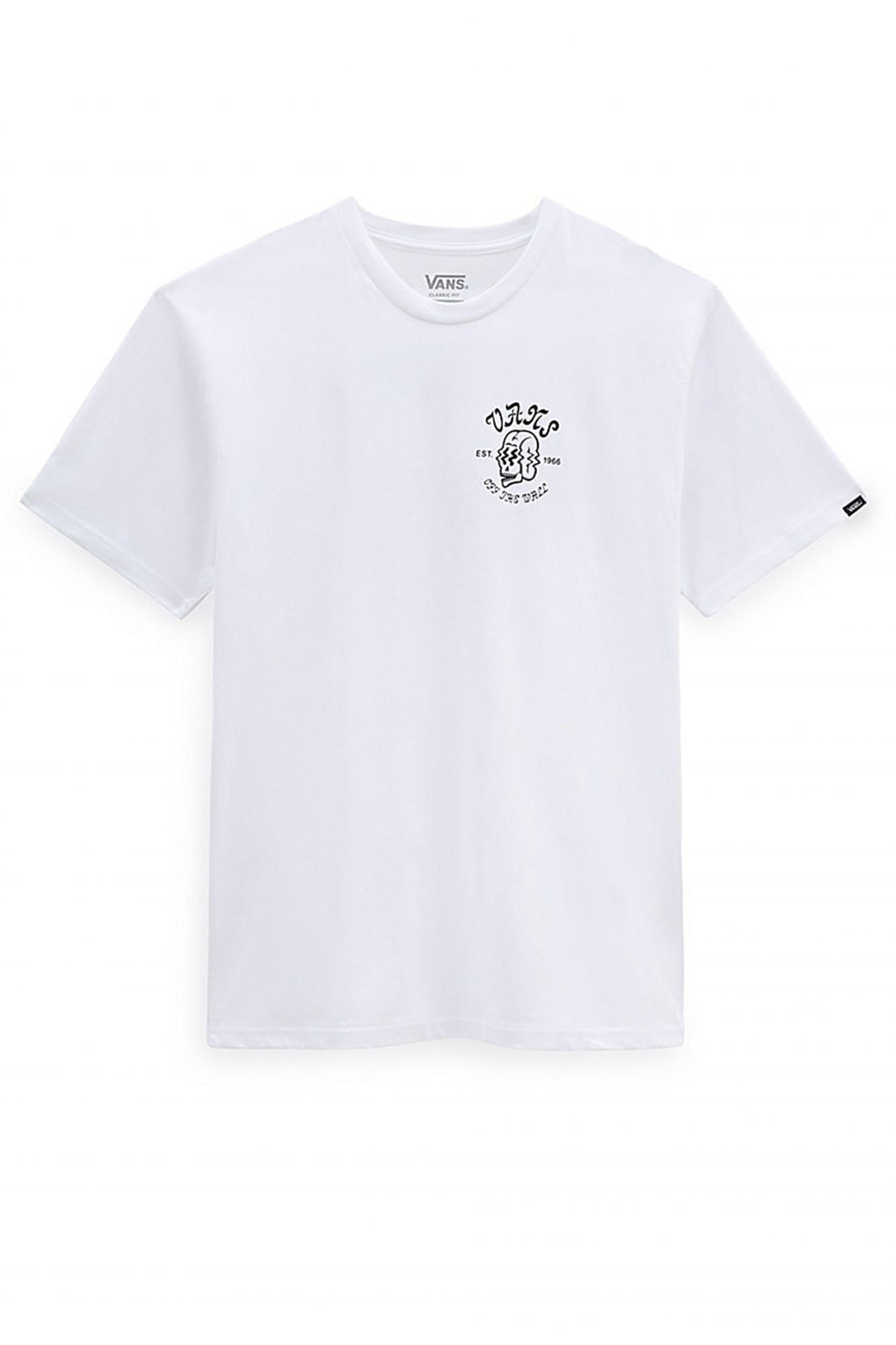 VANS SHAKEN SKULL SS TEE en color BLANCO (2)