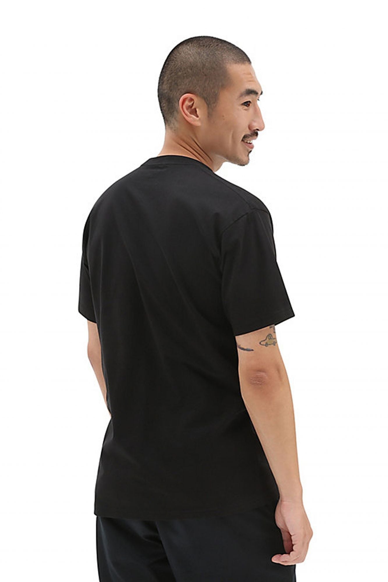 VANS VANS BONES SS TEE en color NEGRO (3)