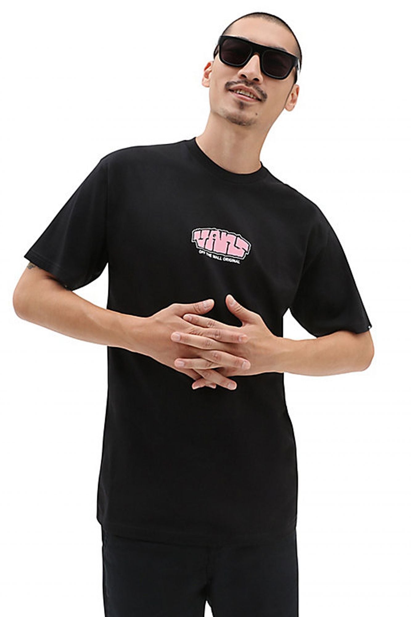 VANS BLOCKED VANS LOGO SS T en color NEGRO (1)