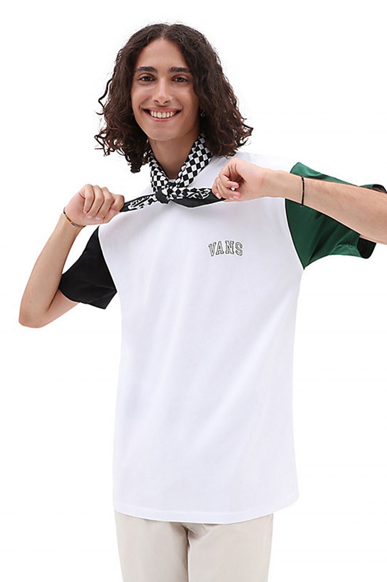 VANS COLORBLOCK VARSITY SS en color BLANCO (1)