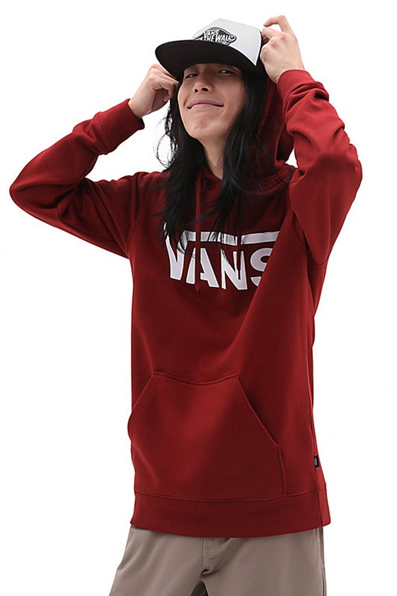 VANS MN VANS CLASSIC PO en color BURDEOS (1)