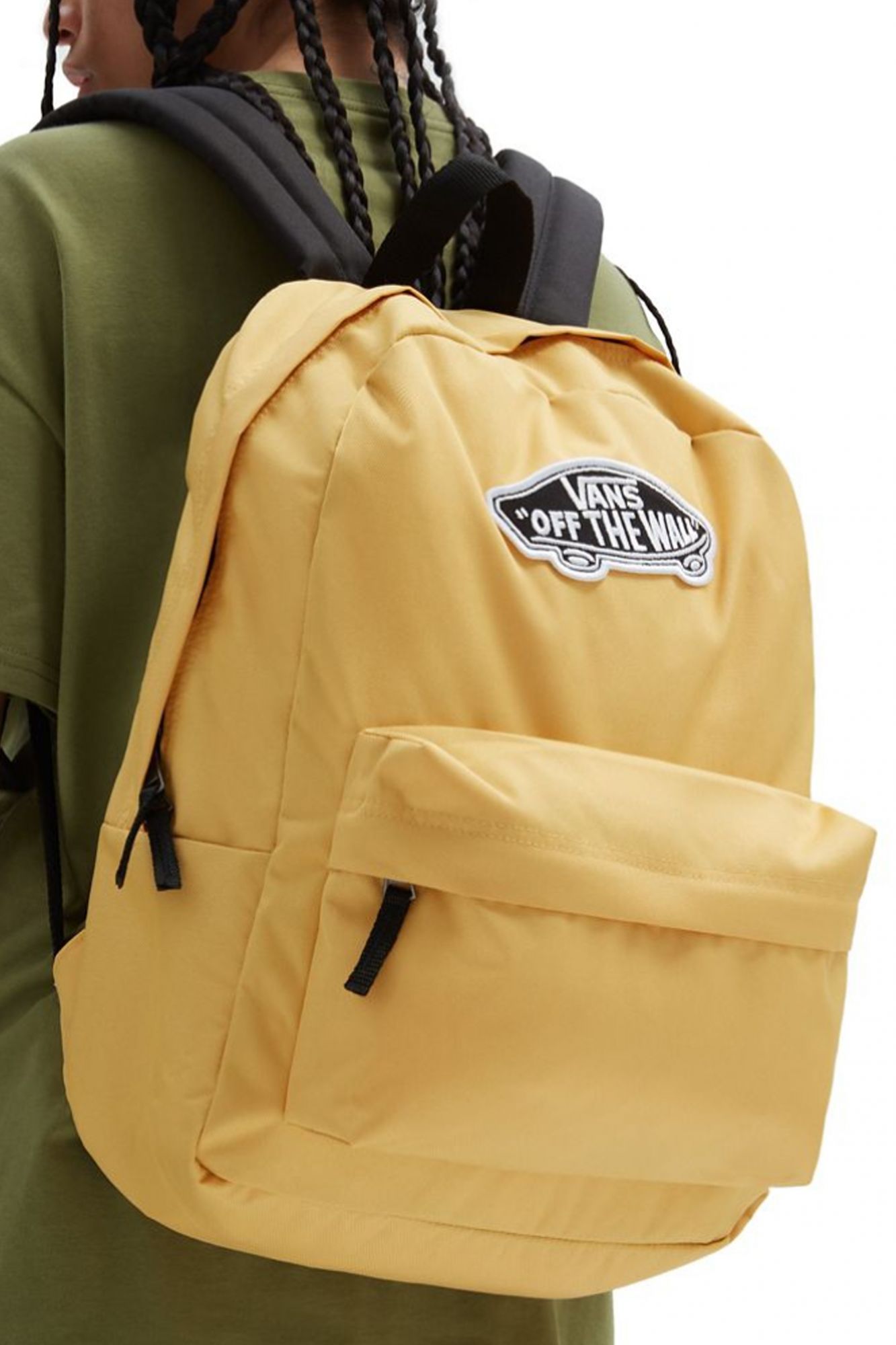 VANS WM REALM BACKPACK en color AMARILLO (4)