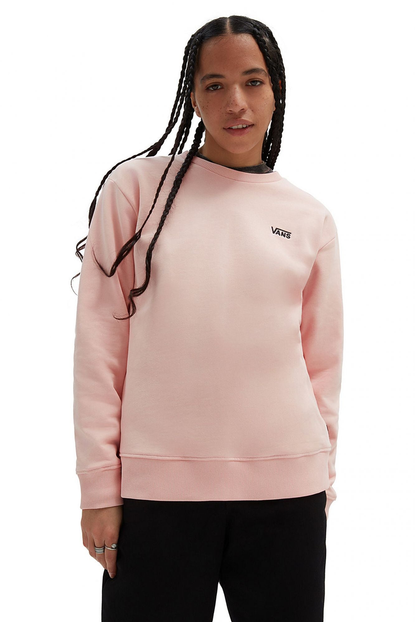 VANS FLYING V BFF CREW EMEA en color ROSA (1)