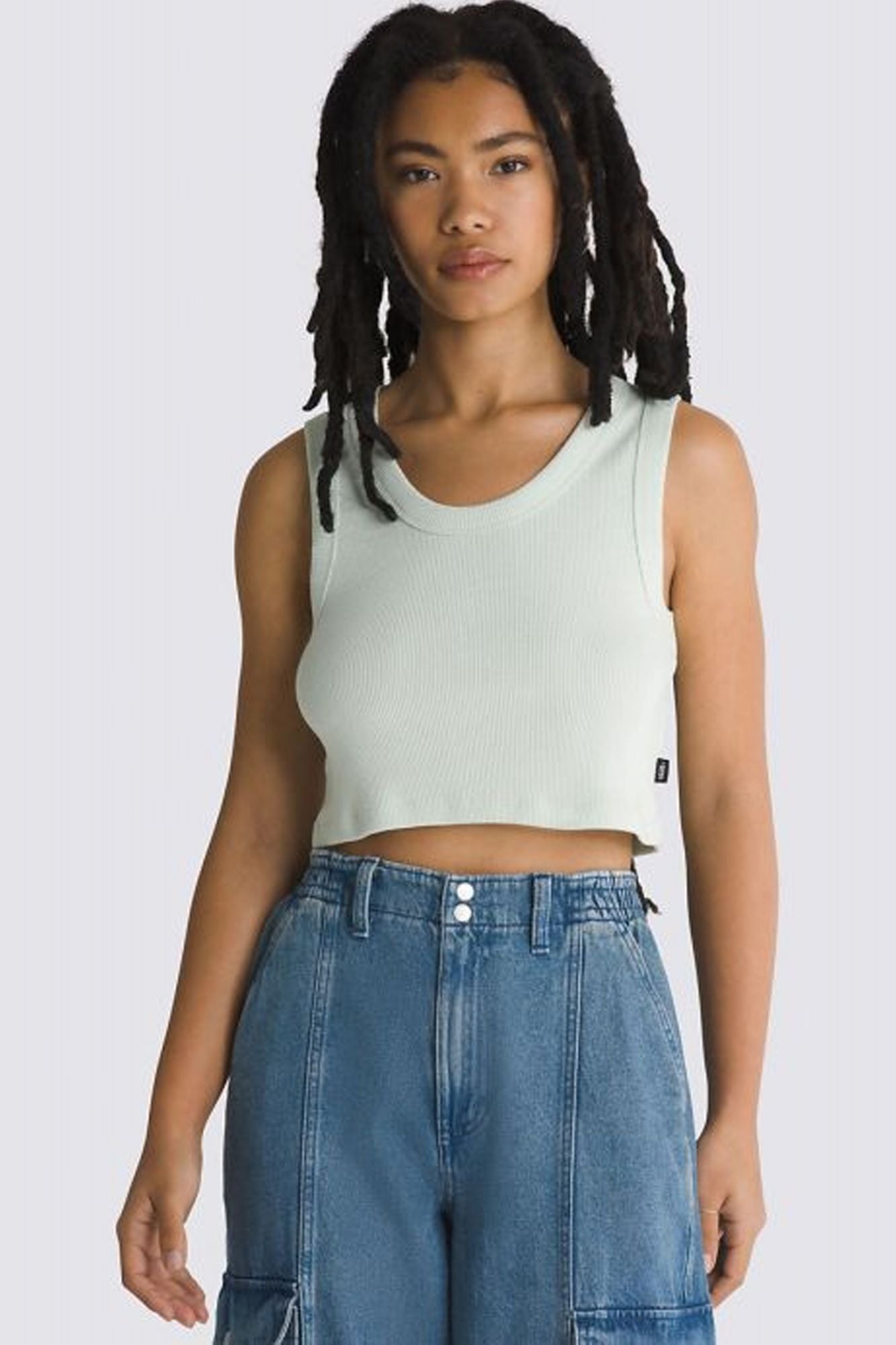 VANS DREW RIB TANK en color VERDE (1)