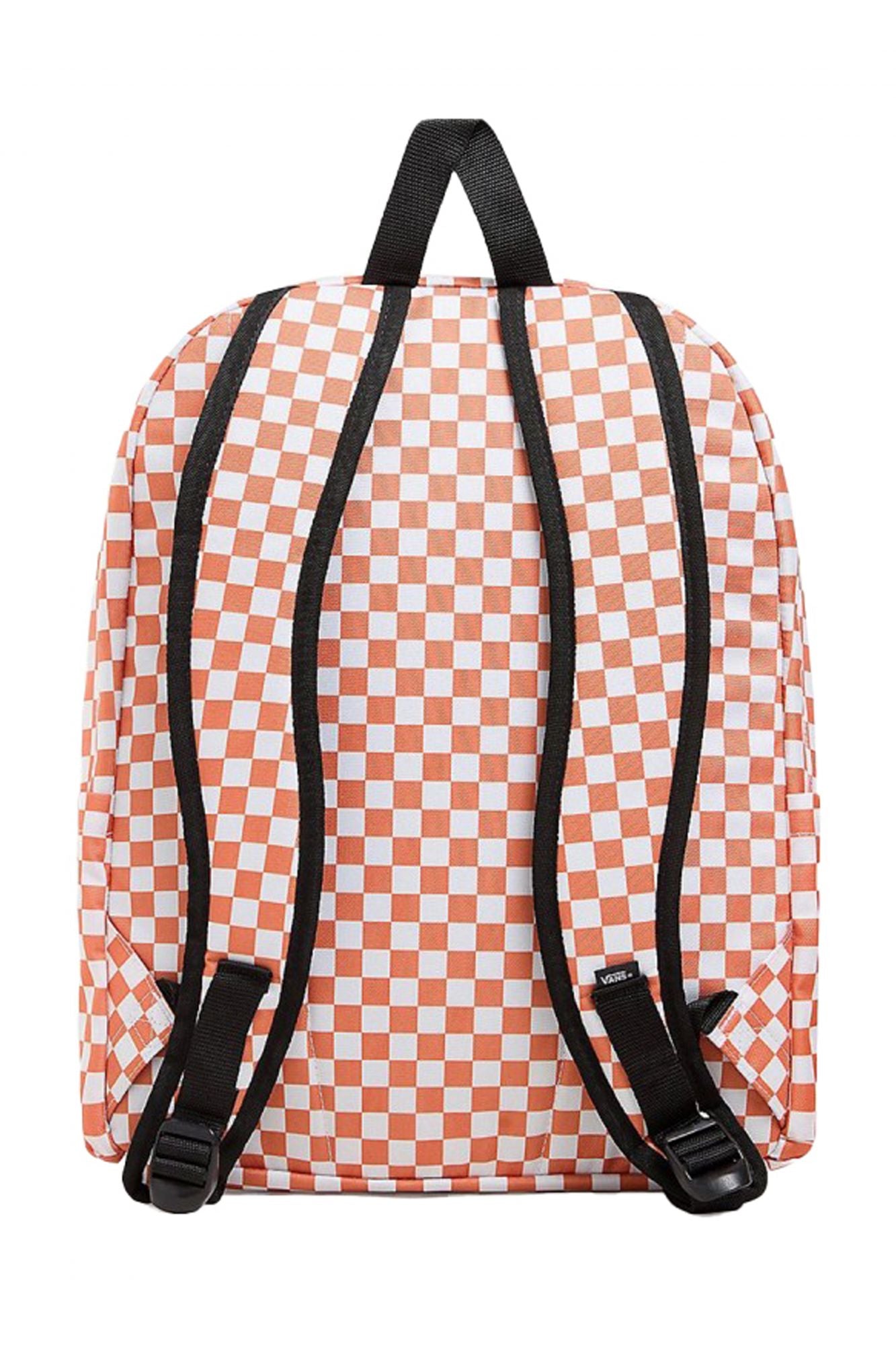 VANS OLD SKOOL CHECK BACKPA en color NARANJA (2)