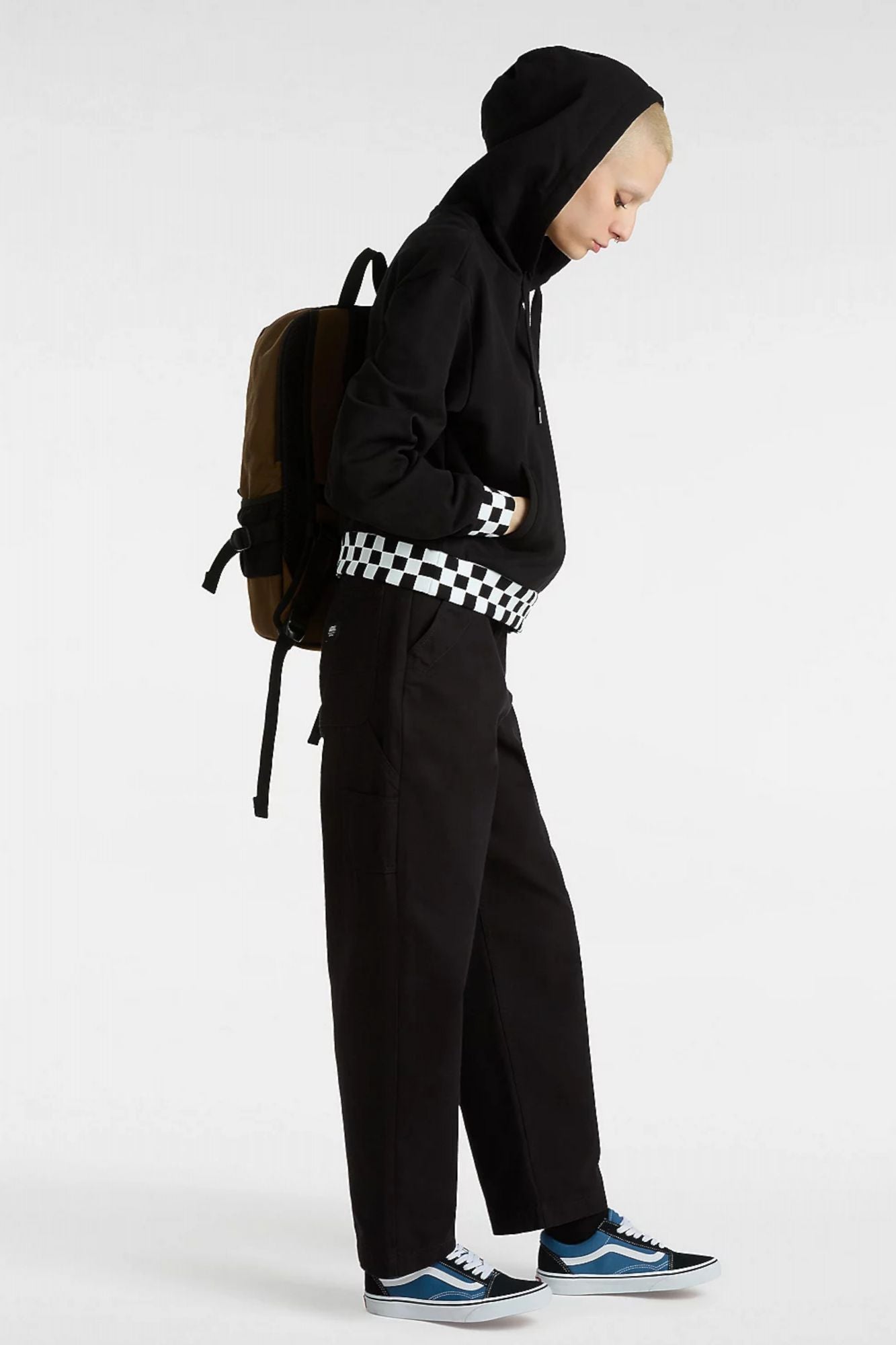 VANS BOOM BOOM CHECK CROP I en color NEGRO (5)