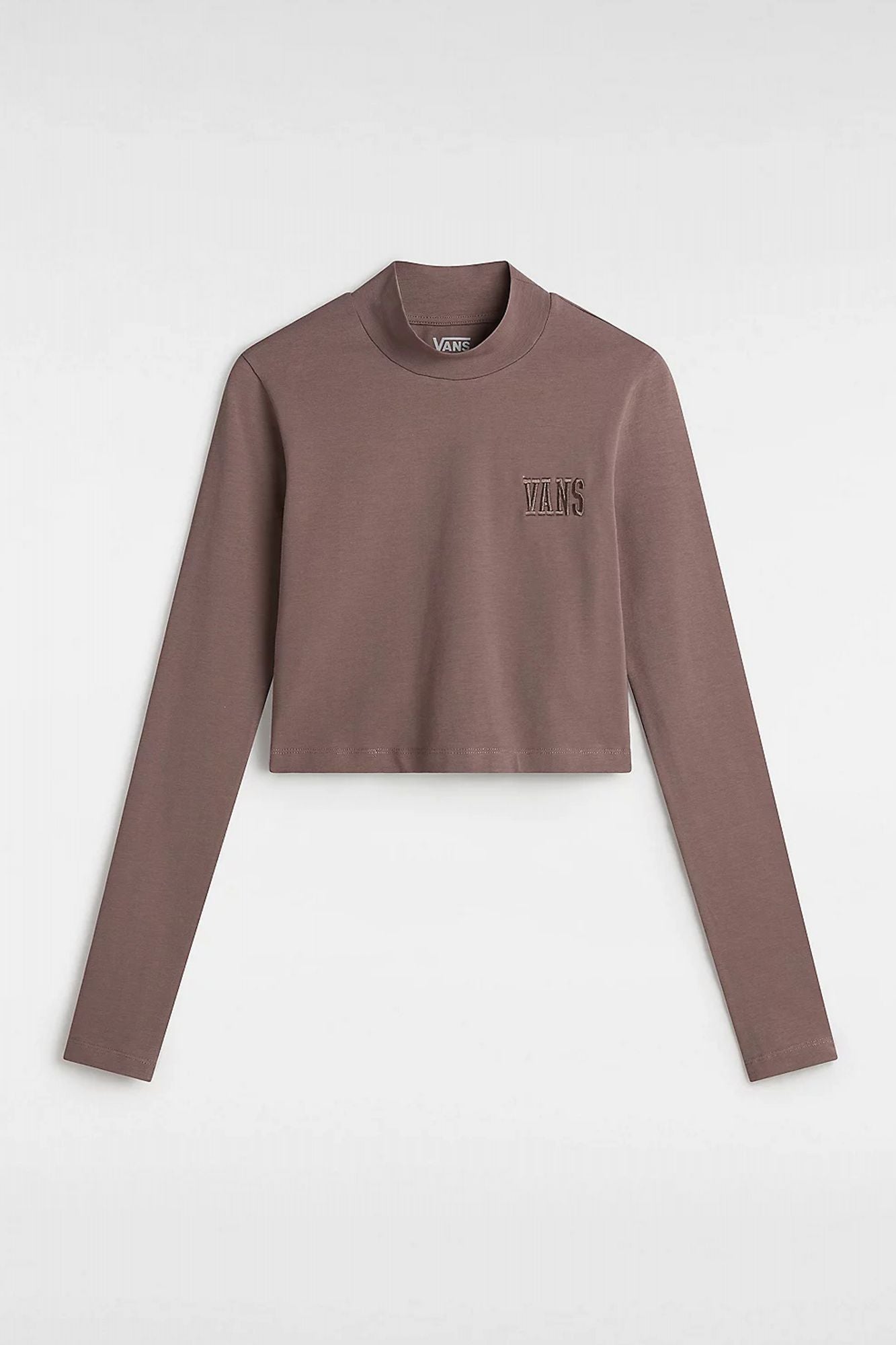 VANS MINI MOCK NECK LS PROG en color MARRON (2)