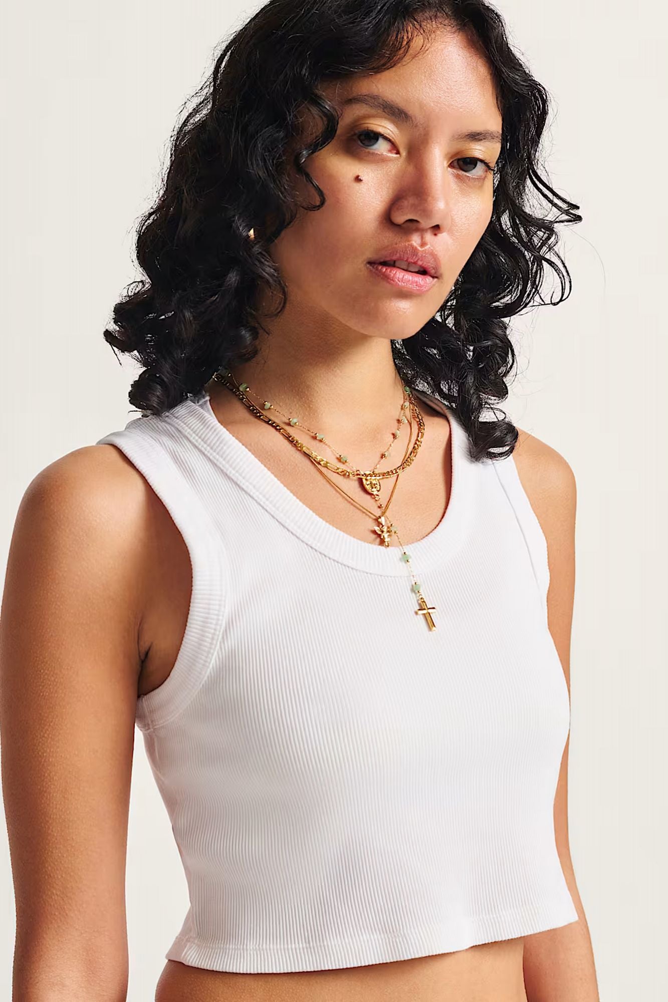 VANS DREW RIB TANK SKATE CL en color BLANCO (1)