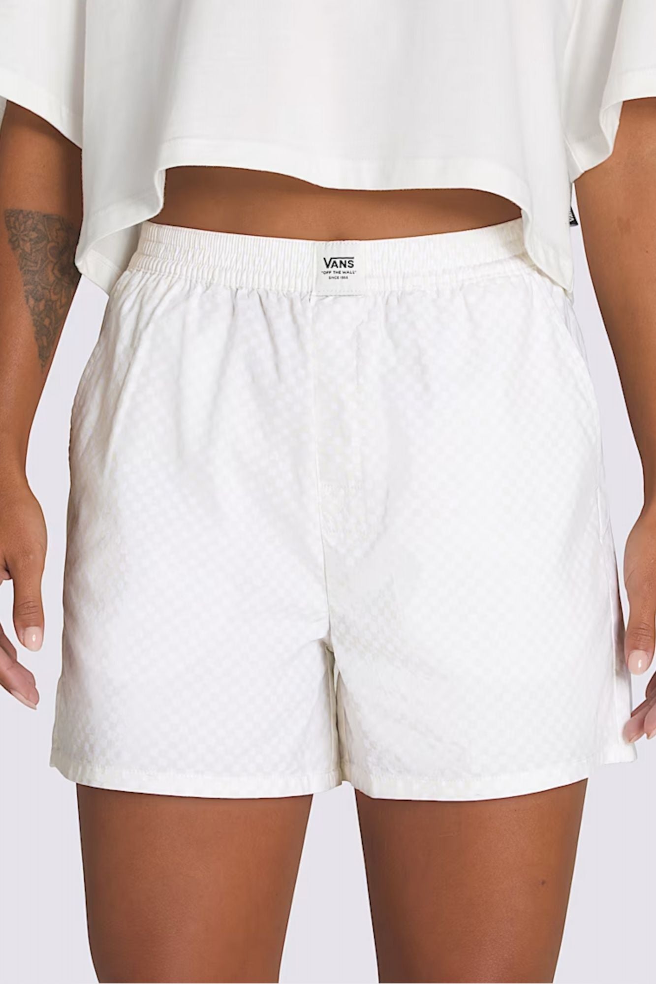 VANS ALICIA BOXER SHORTS en color BLANCO (1)