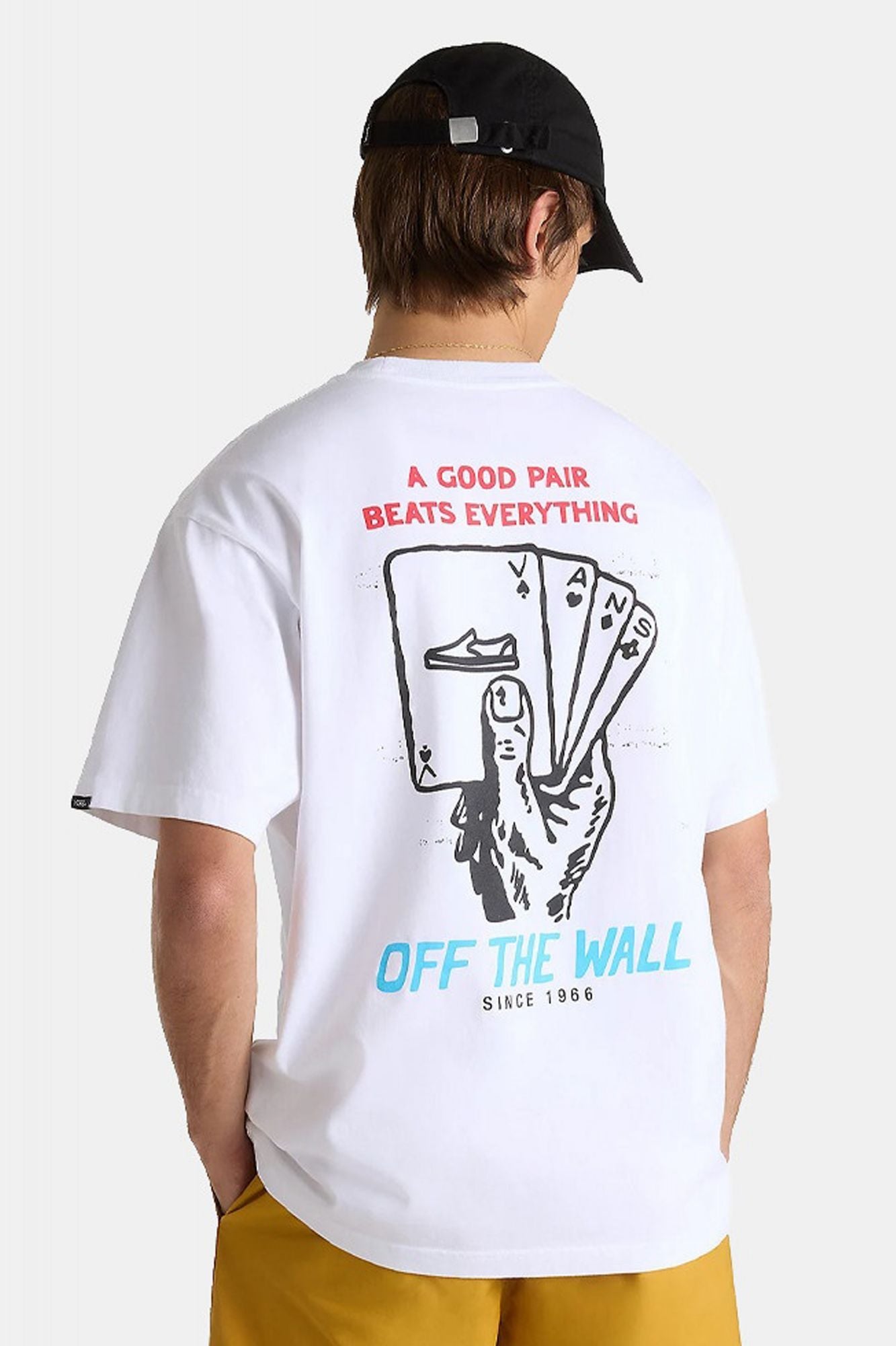 VANS A GOOD PAIR LOOSE SS en color BLANCO (2)