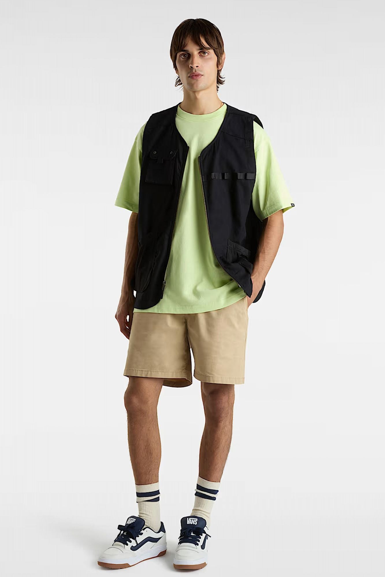 VANS SKULL LA SHAKA LOOSE S en color VERDE (4)