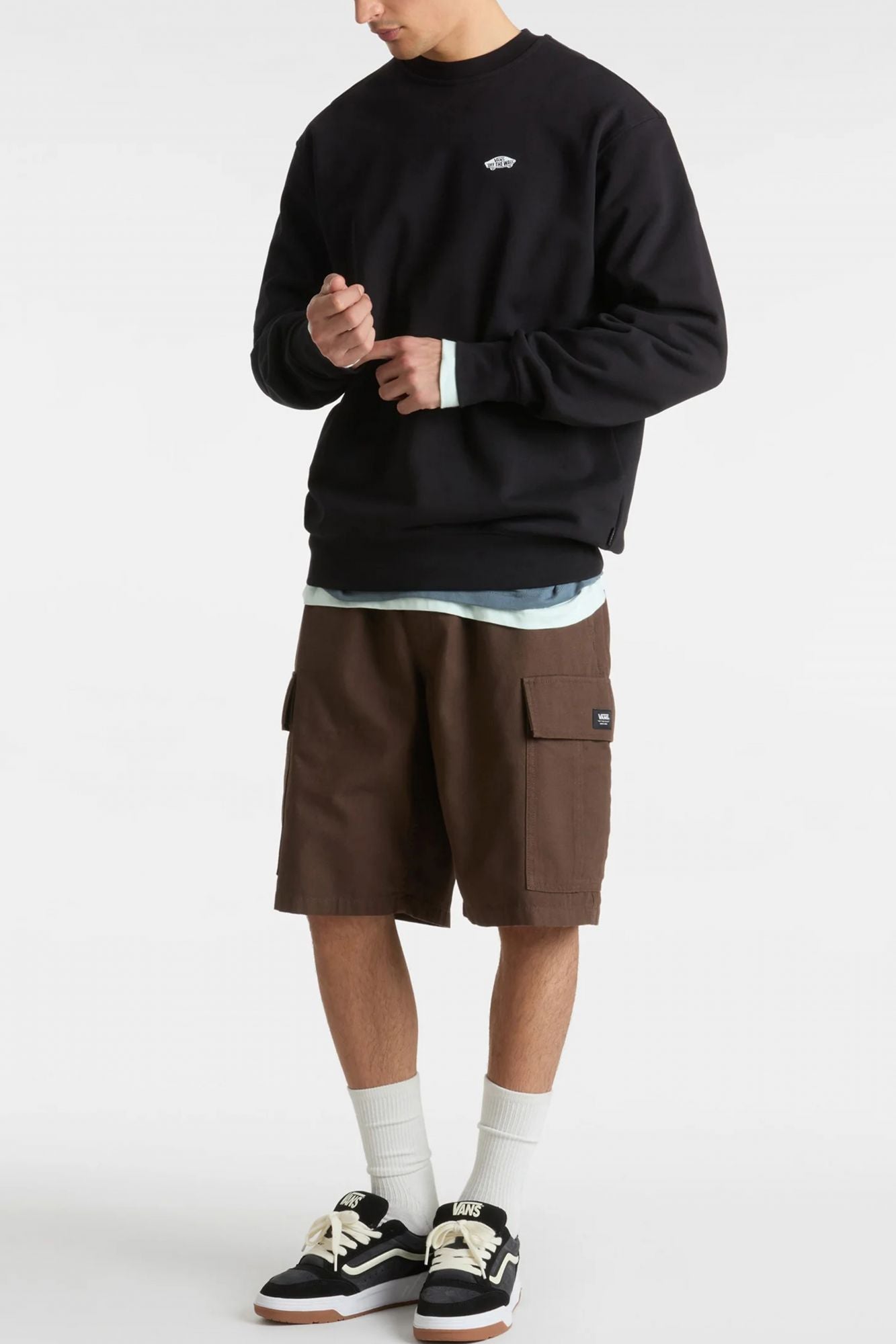 VANS STYLE 76 II LOOSE FT C en color NEGRO (4)