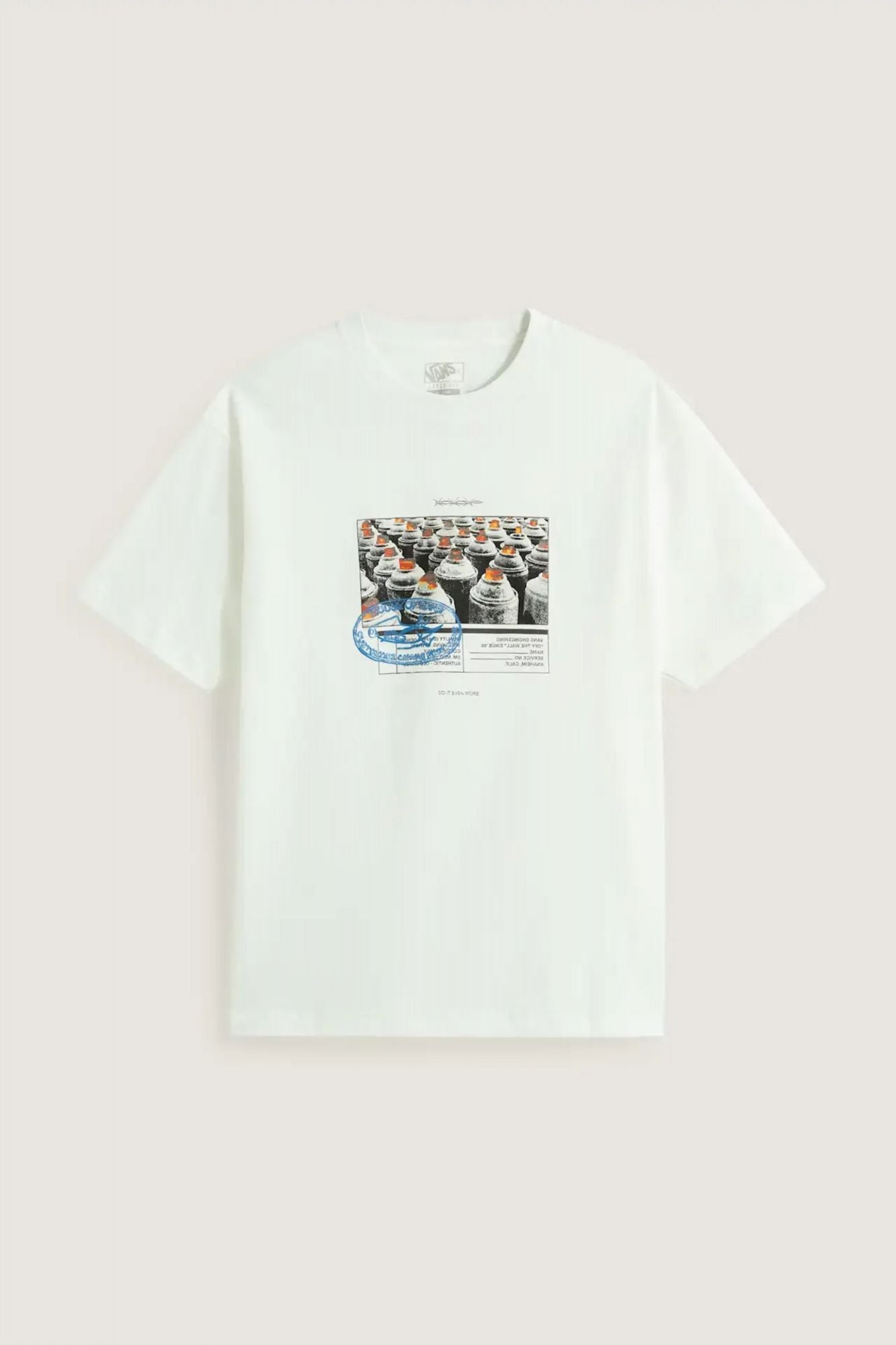 VANS SK8 HI LOGO TEE en color BLANCO (2)