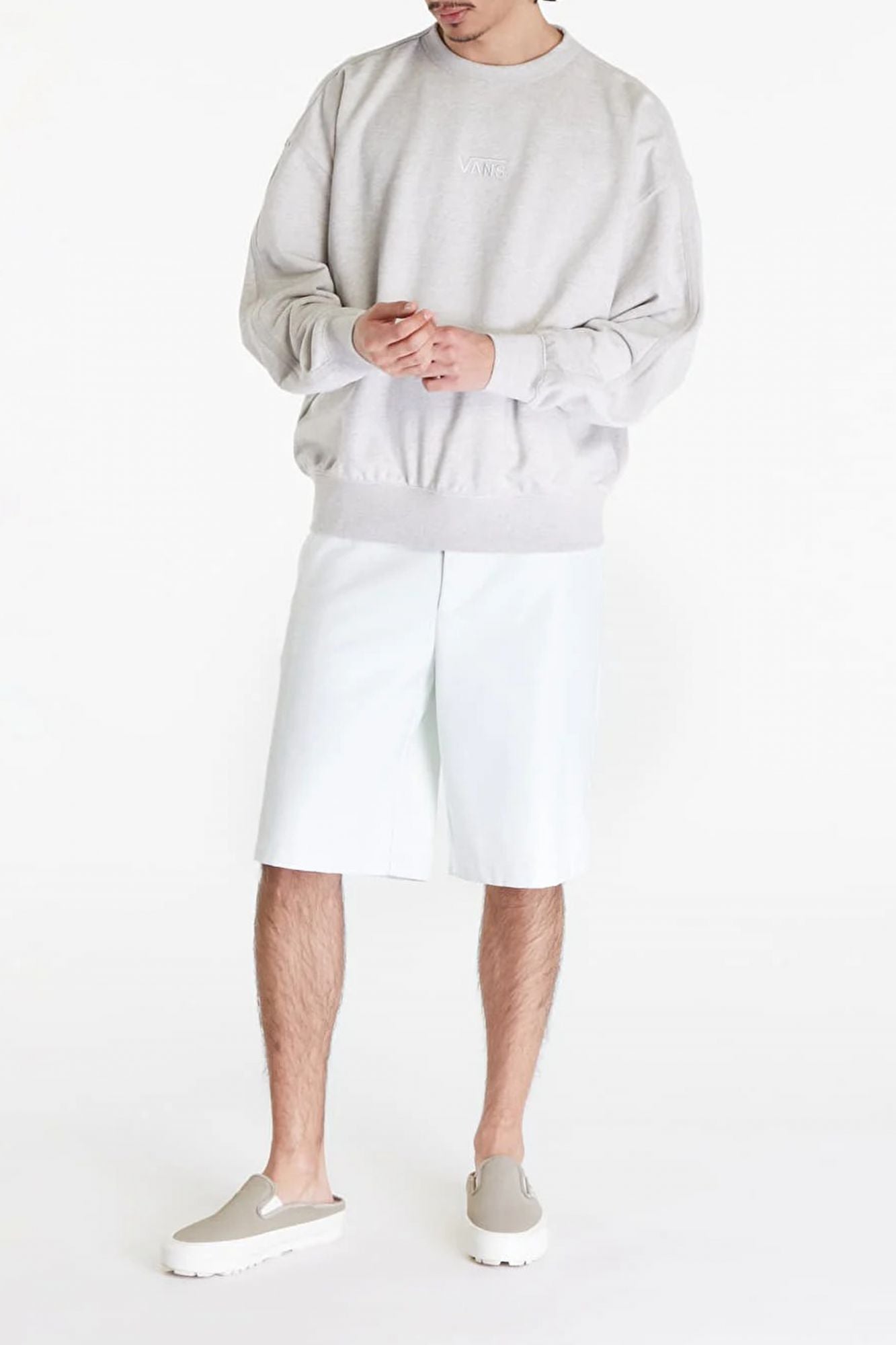 VANS LX PREMIUM CREW FLEECE en color GRIS (4)