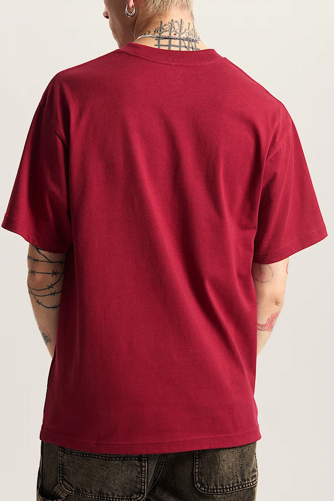 VANS SALTON LOOSE SS en color BURDEOS (3)