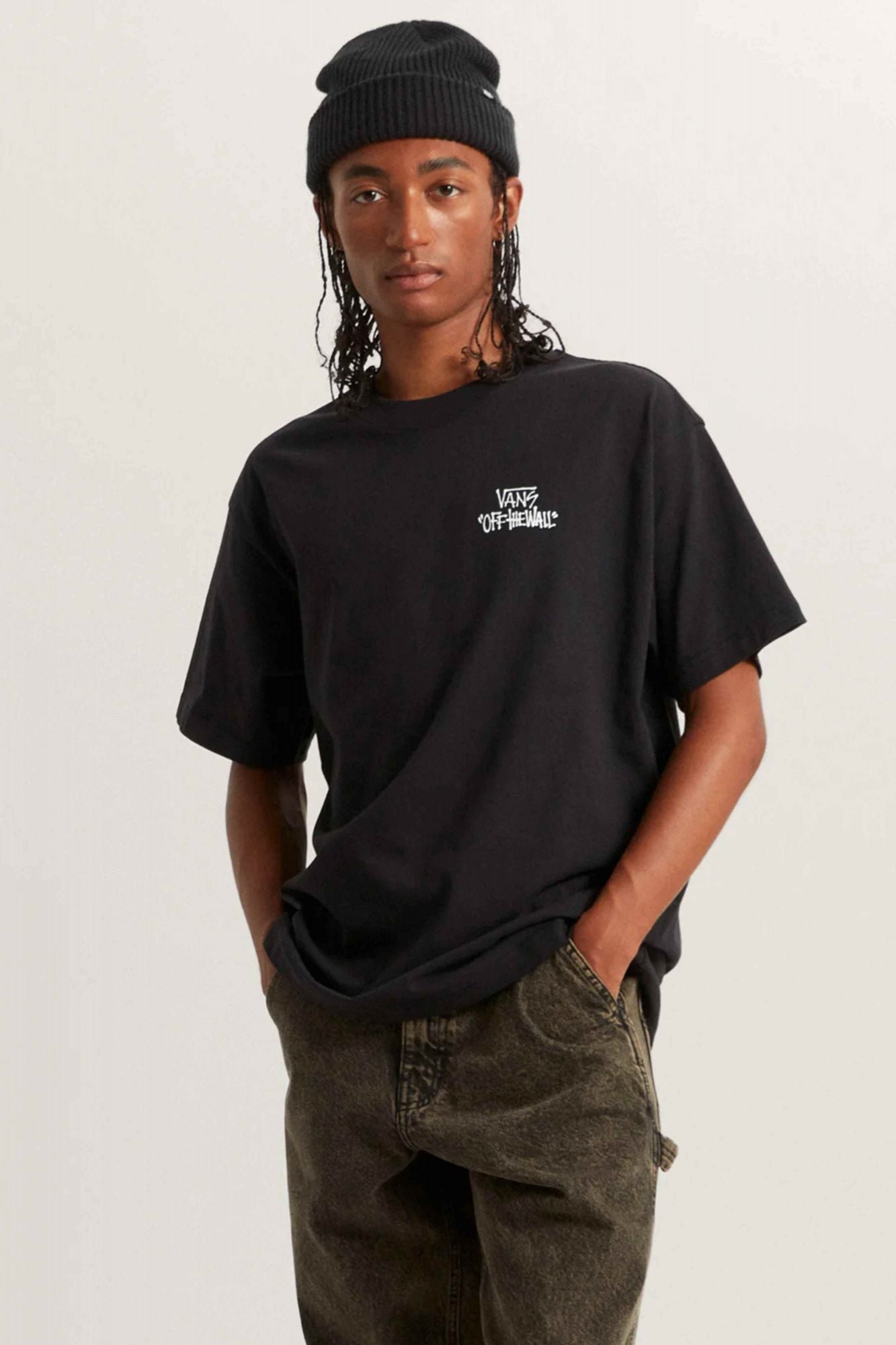 VANS CLASSIC T-SHIRT en color NEGRO (5)
