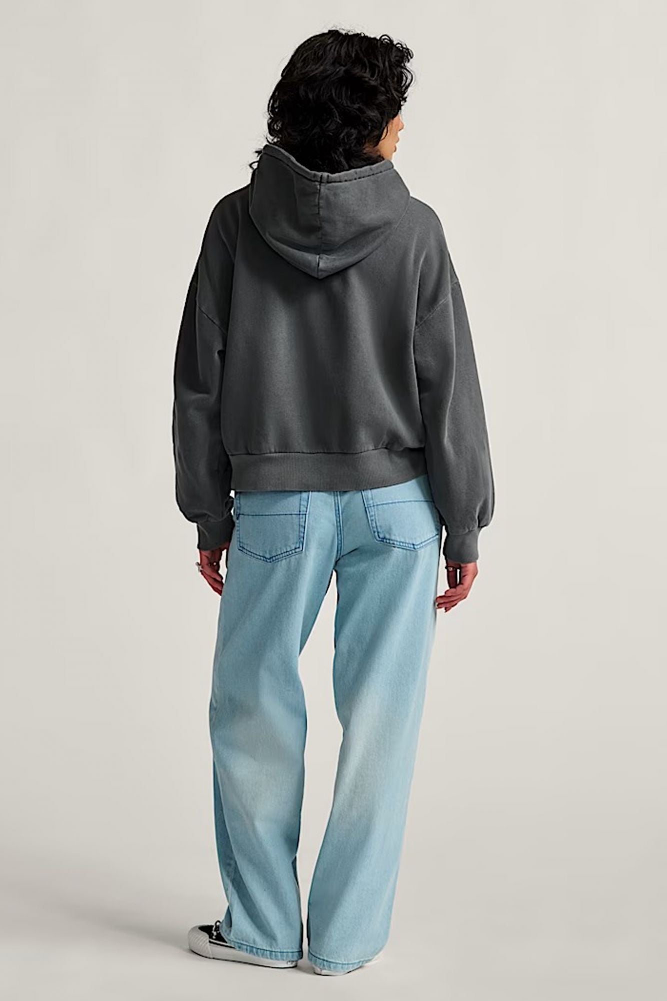 VANS CINCHED CHECK 5 BAGGY en color AZUL (3)