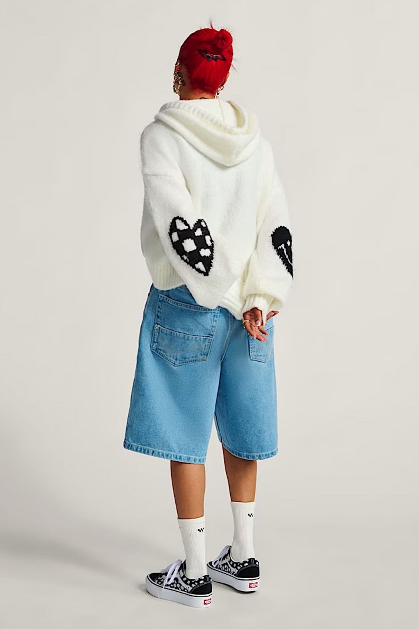 VANS KAWAII SWEATER HOODIE en color BLANCO (2)