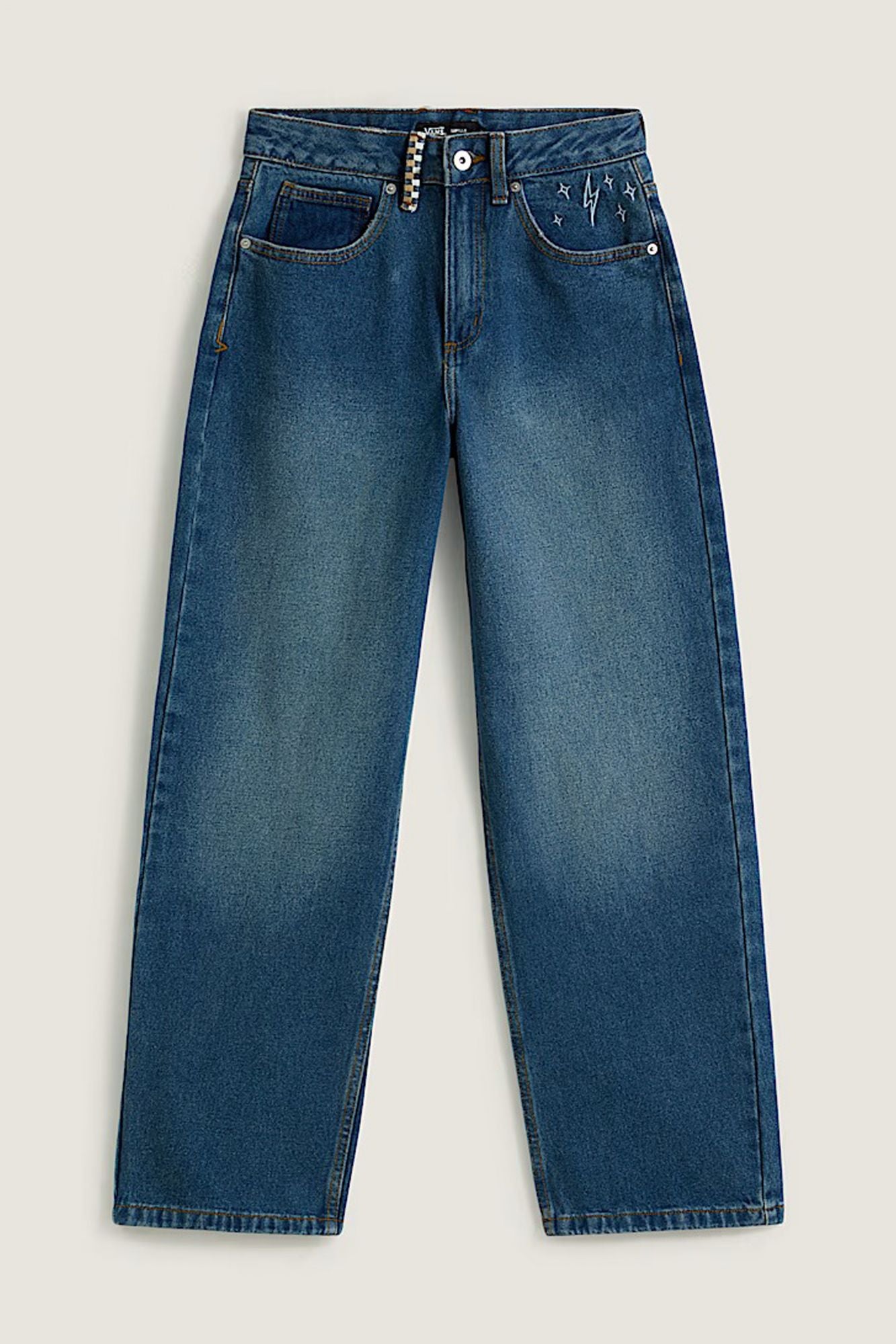 VANS SIRELLE EMBROIDERED PA en color AZUL (2)