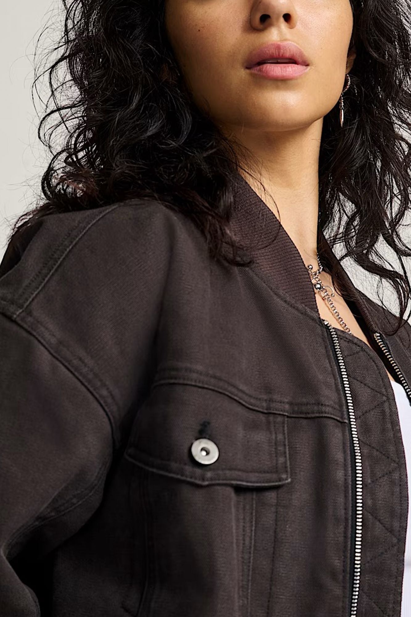 VANS TRUCKSTOP BOMBER JACKE en color MARRON (4)