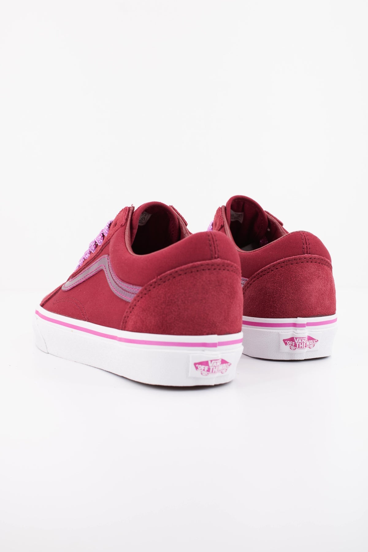VANS OLD SKOOL MTLC en color BURDEOS (4)