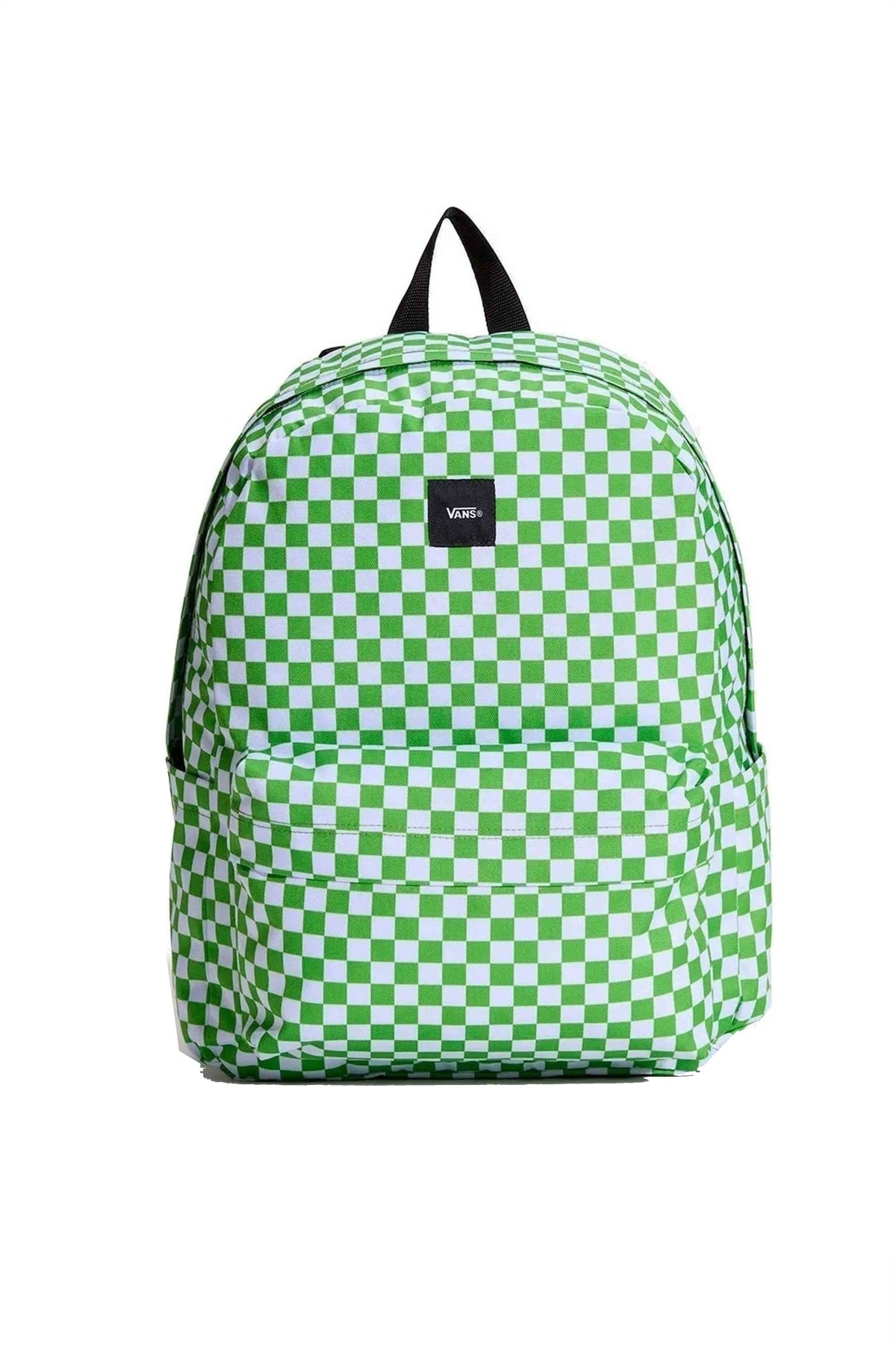 VANS OLD SKOOL CHECK BACKPACK en color VERDE (1)