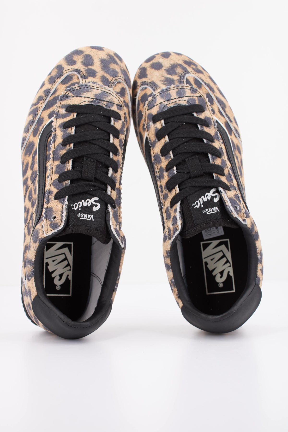 VANS SUPER LOWPRO SUEDE en color ANIMAL PRINT (3)