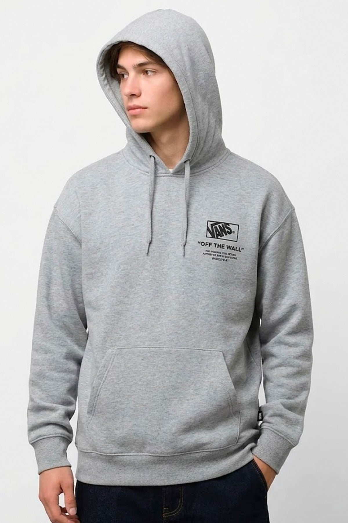 VANS VN00105P02F1 STACKED HI PULLOVER en color GRIS (1)