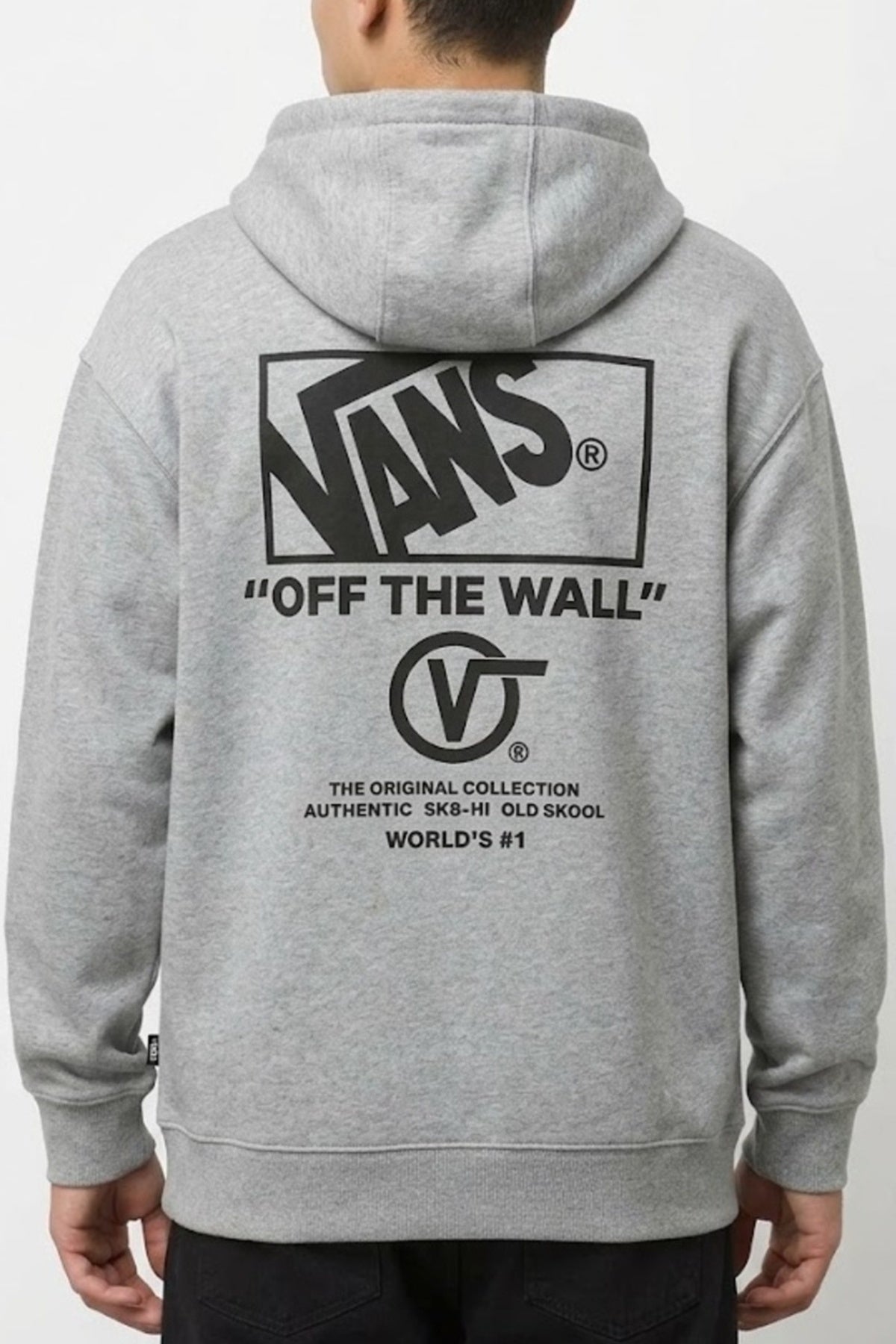 VANS VN00105P02F1 STACKED HI PULLOVER en color GRIS (2)
