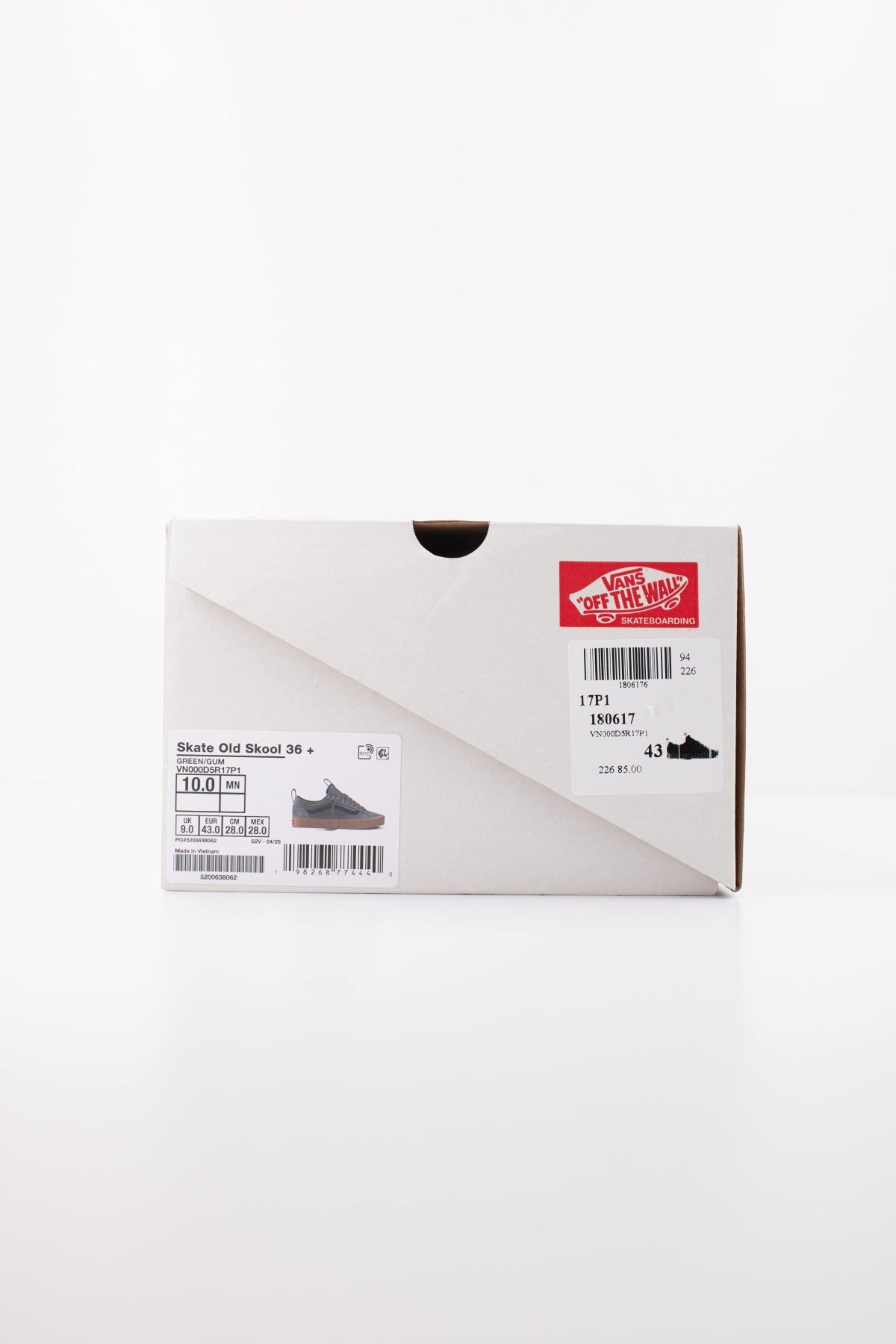 VANS SKATE OLD SKOOL VN000D5R17P1 en color VERDE (6)