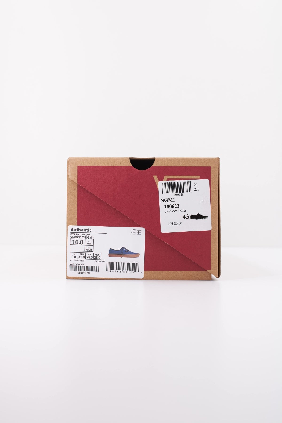 VANS AUTHENTIC VN000D7YNGM1 en color AZUL (6)