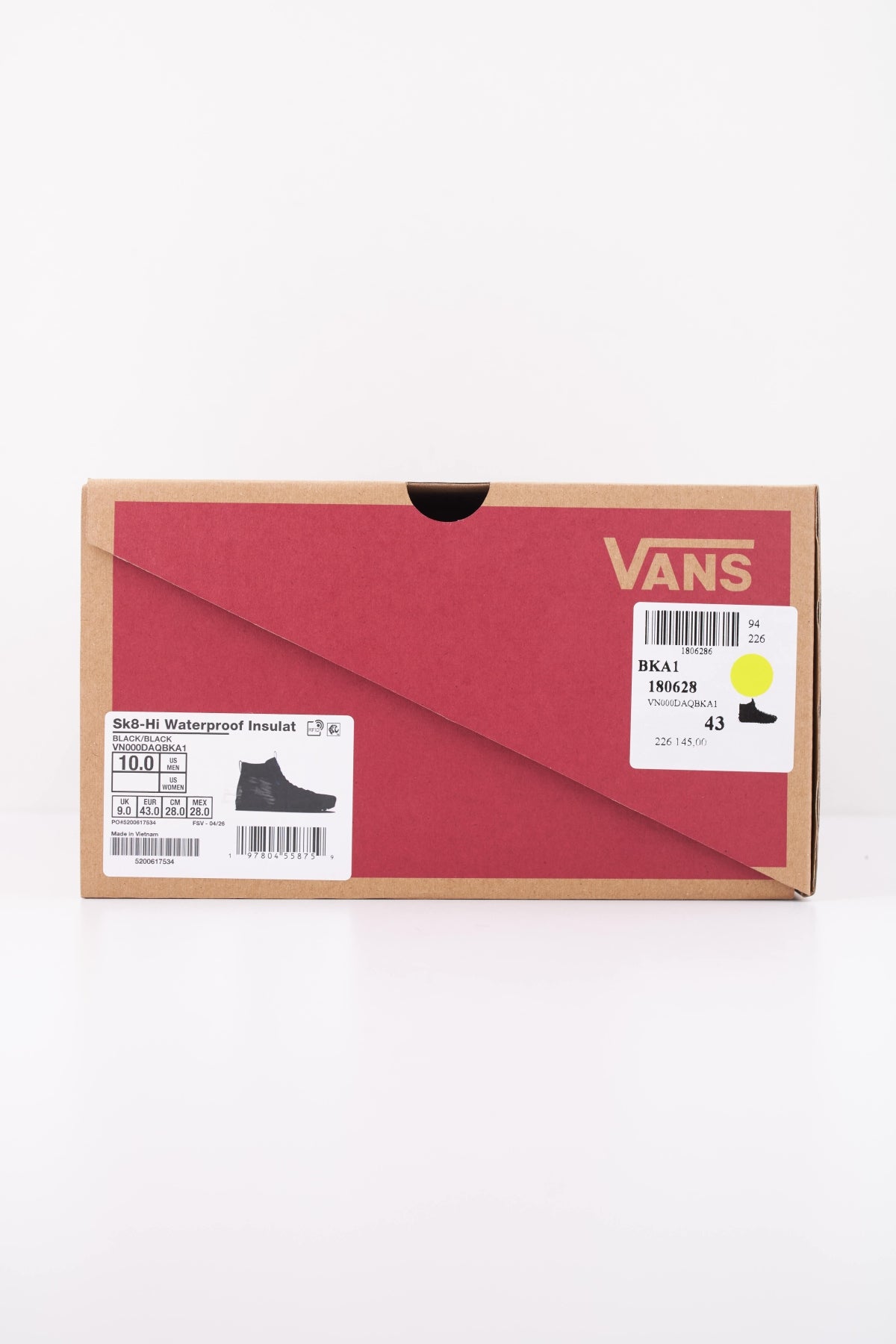 VANS VN000DAQBKA1 SK8 HI WATERPROOF INSU en color NEGRO (6)
