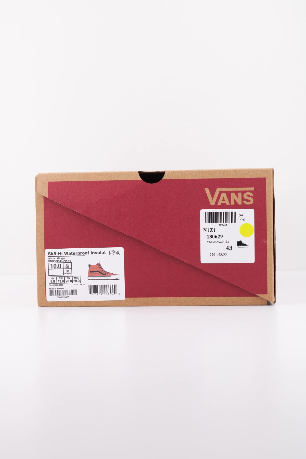 VANS SK8-HI WATERPROOF VN000DAQN1Z1 en color MARRON (6)