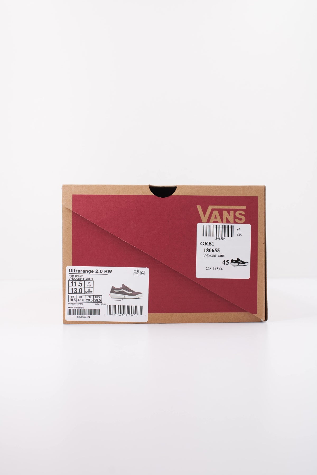 VANS ULTRARANGE VN000EHTGRB1 en color BURDEOS (6)