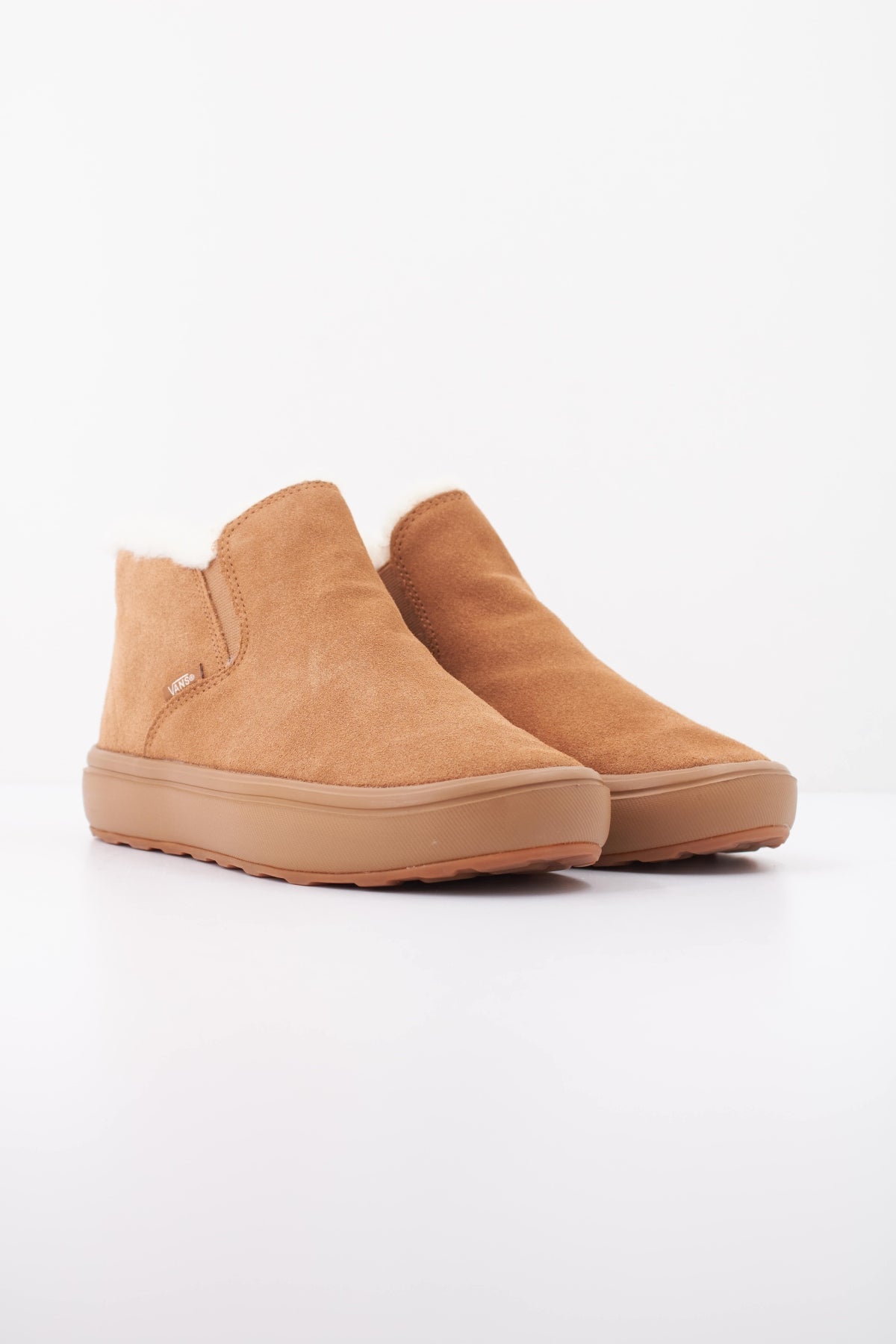 VANS MID SLIP PLATFORM VN0010VCGWT1 en color MARRON CLARO (2)