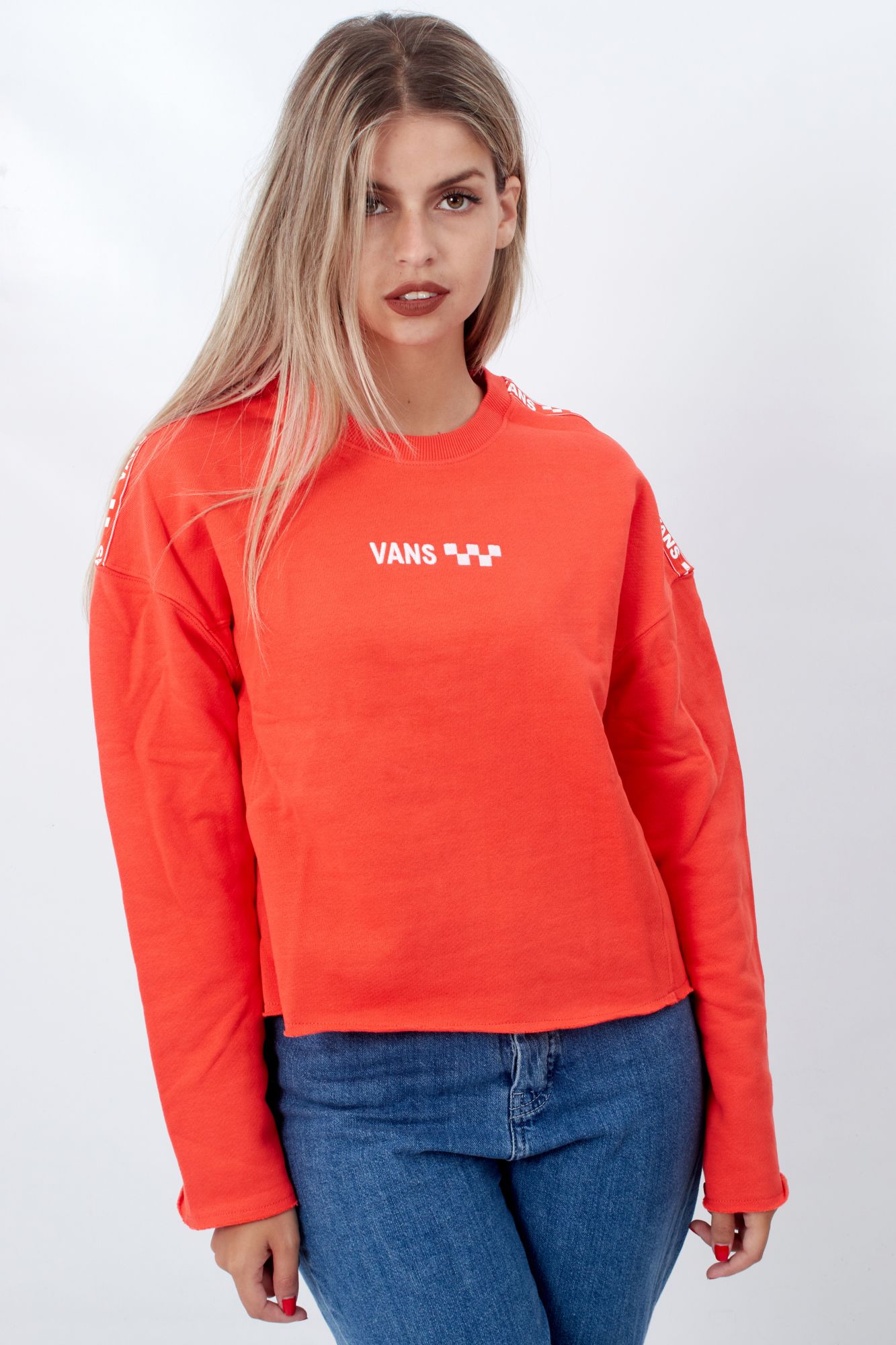 VANS BRAND STRIPER CREW en color NARANJA (1)
