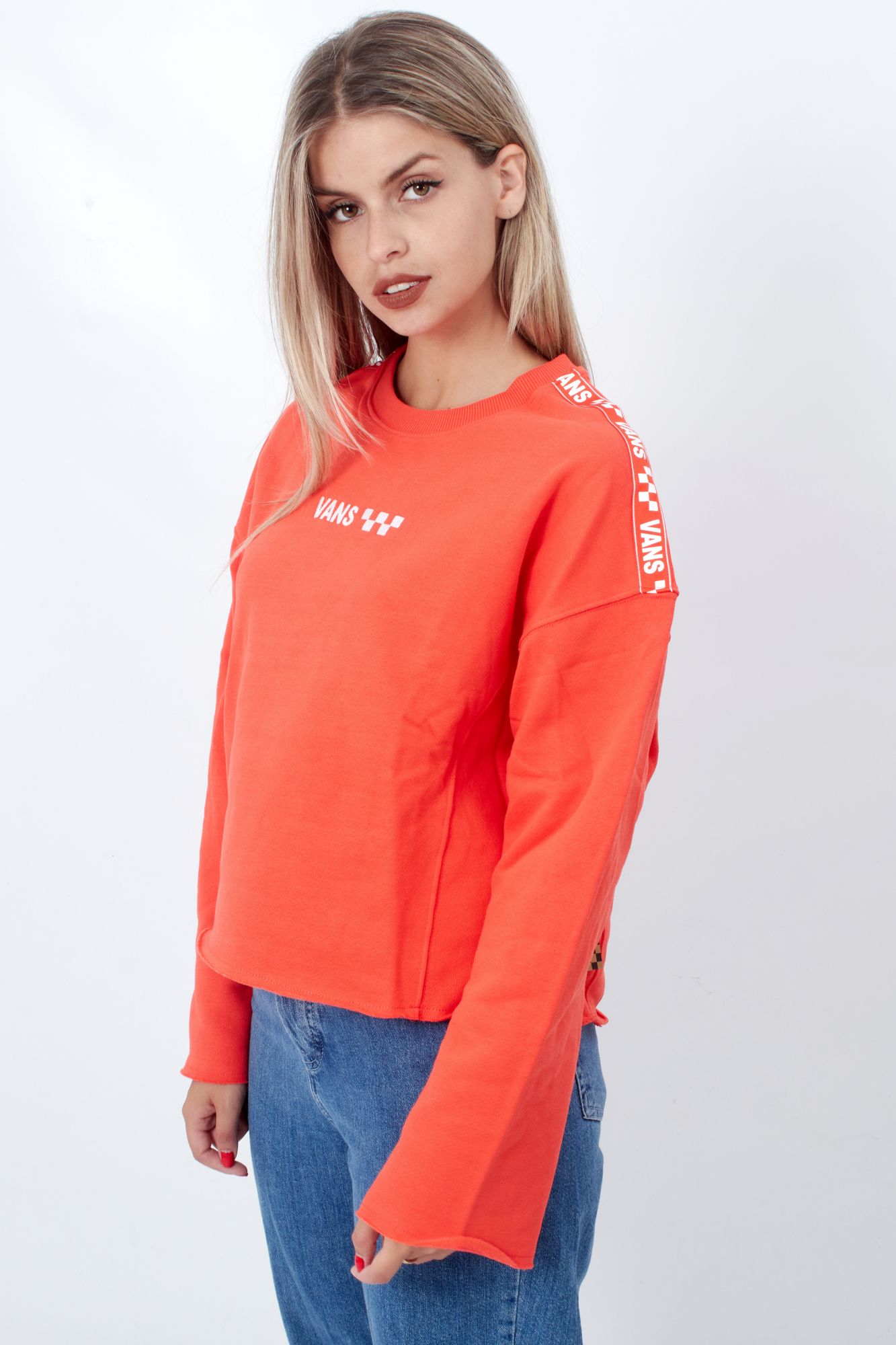VANS BRAND STRIPER CREW en color NARANJA (2)