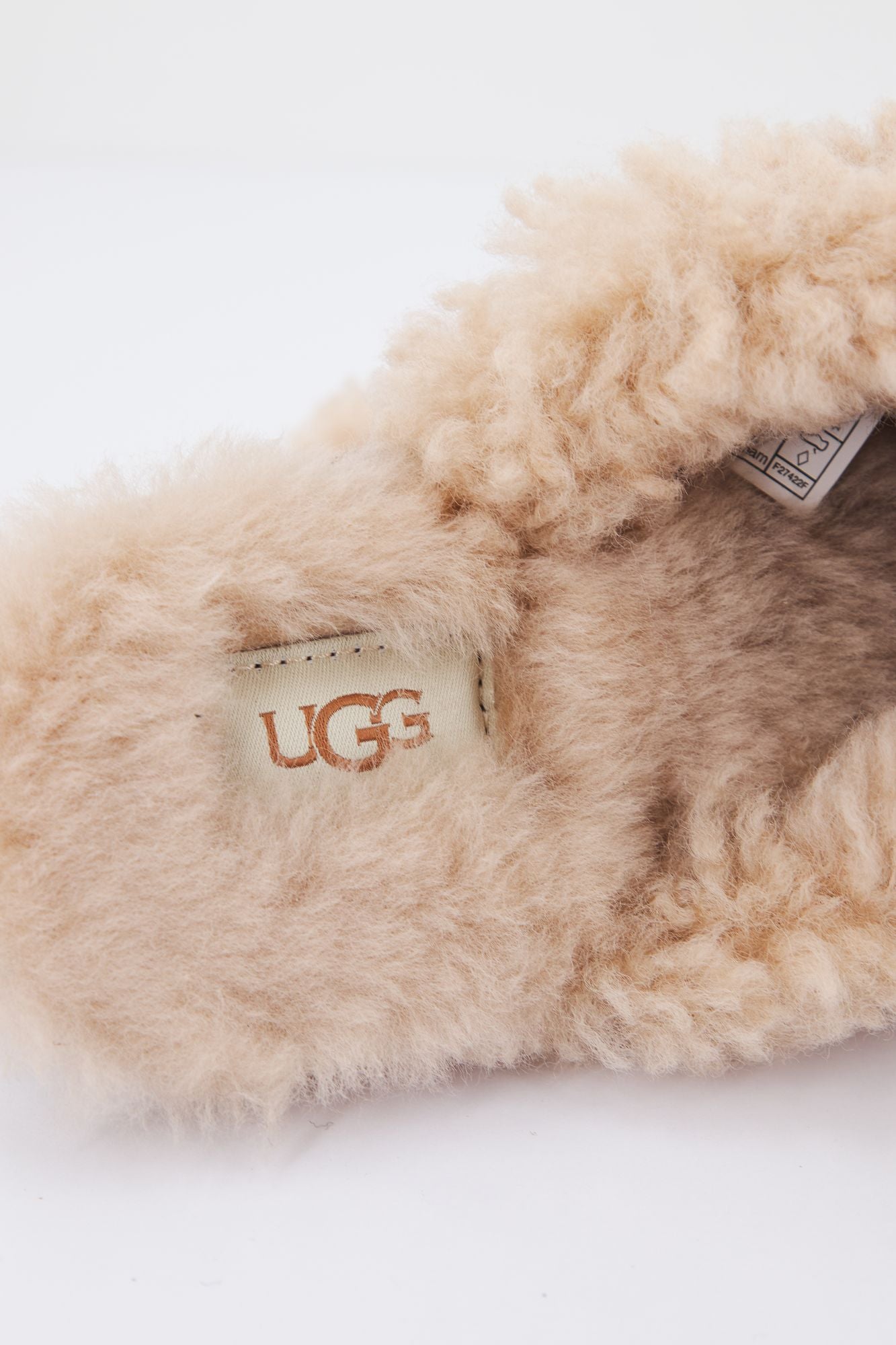 UGG W MAXI CURLY SLIDE en color MARRON (4)