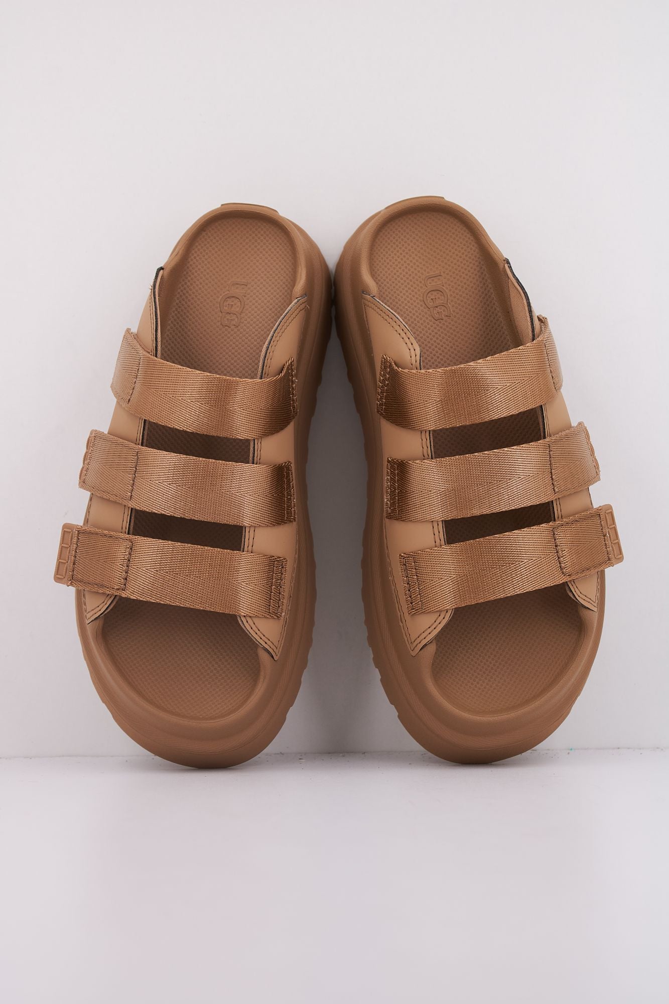 UGG W GOLDEN GLOW SLIDE en color MARRON (3)
