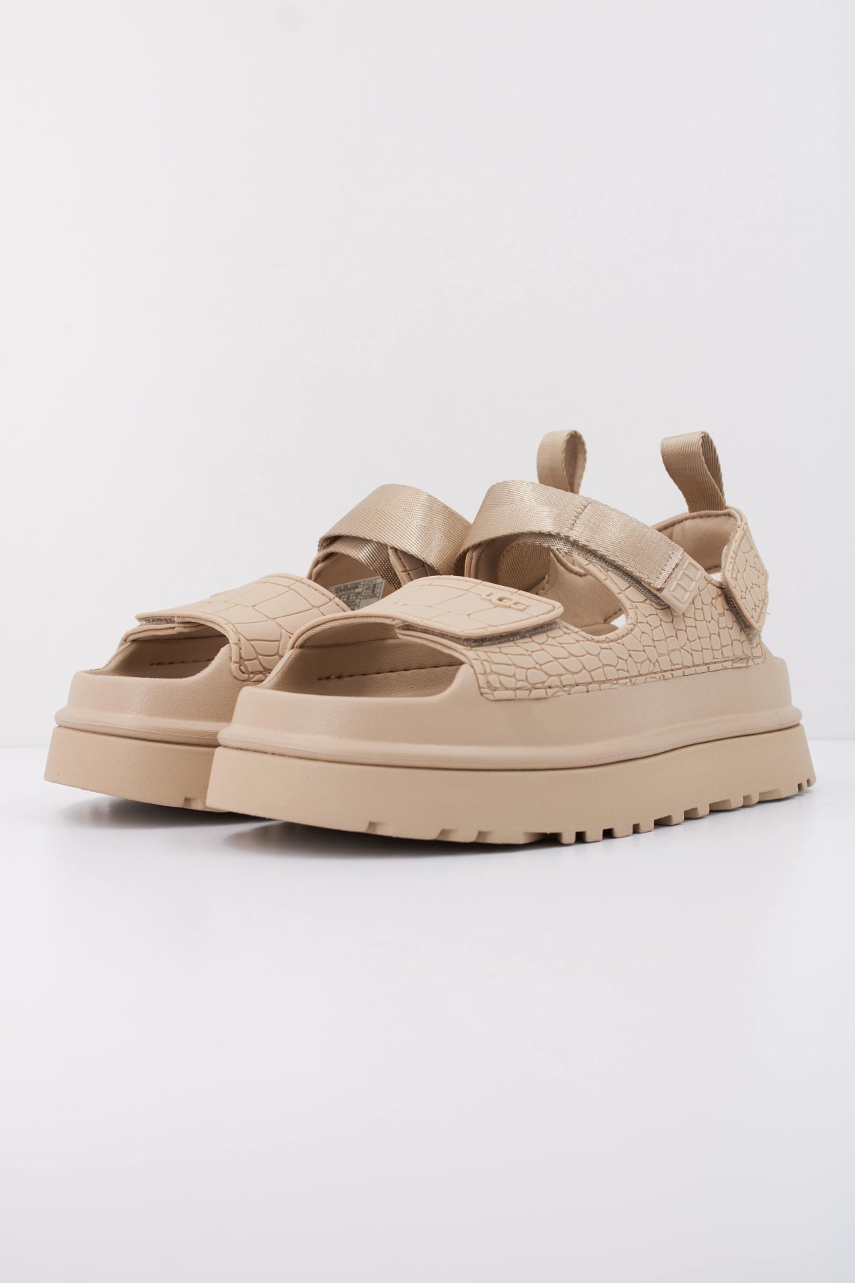 UGG W GOLDENGLOW EMBOSSED en color MARRON CLARO (2)