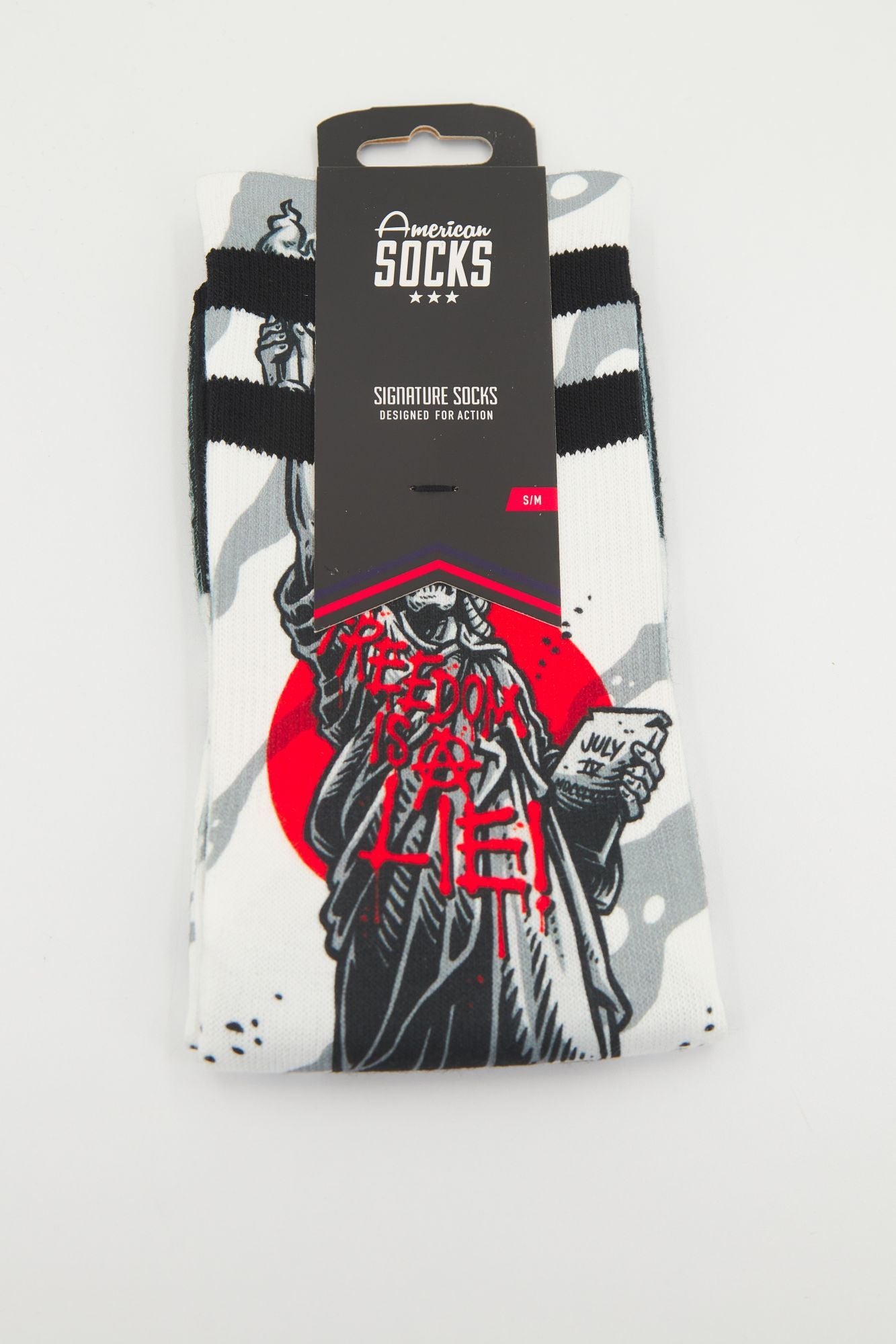 AMERICAN SOCKS FREEDOM IS A LIE en color MULTICOLOR (1)