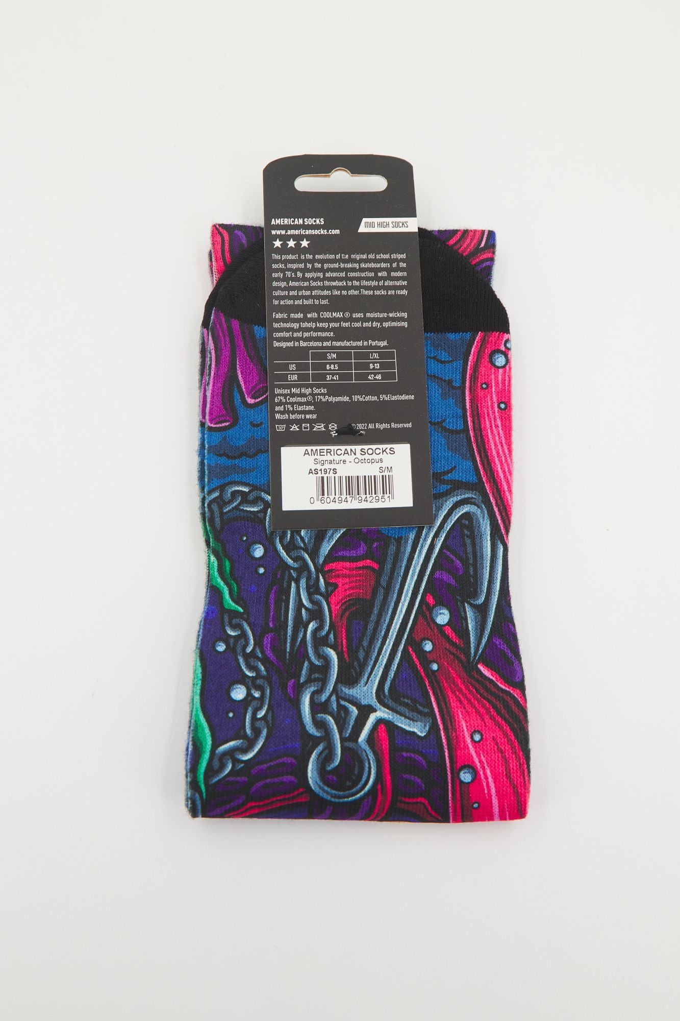 AMERICAN SOCKS OCTOPUS en color MULTICOLOR (2)
